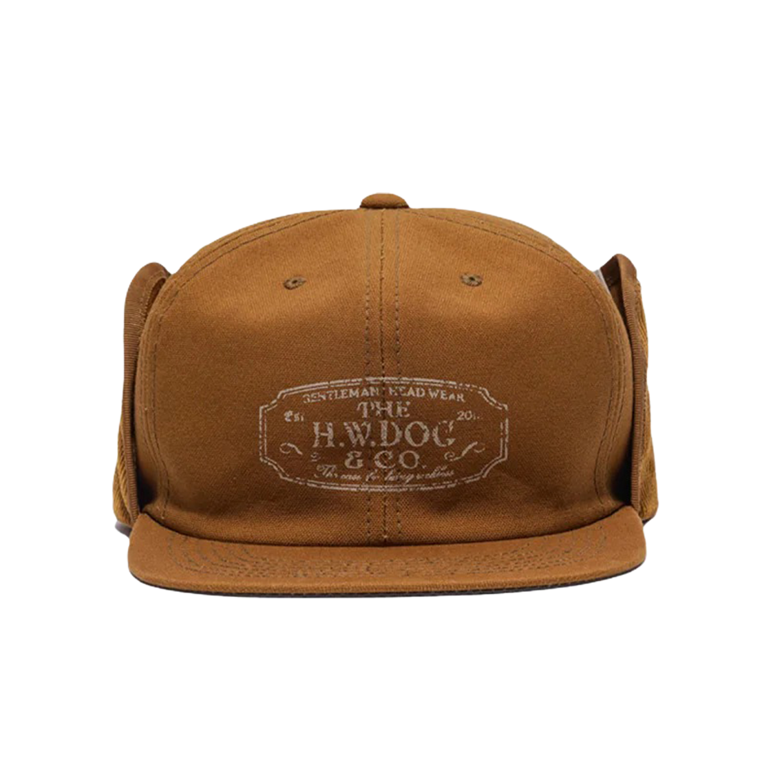 더 H.W. 도그 앤 코 트러커 윈터 캡 카멜 - 26SS(The H.W. Dog & Co. Trucker Winter Cap Camel - 26SS)