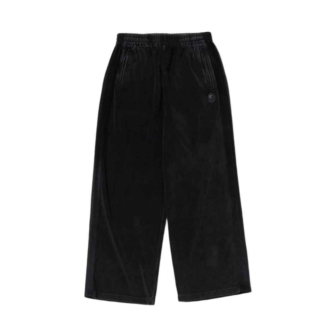 - BAPE Snow Wash Loose Fit Track Pants Black