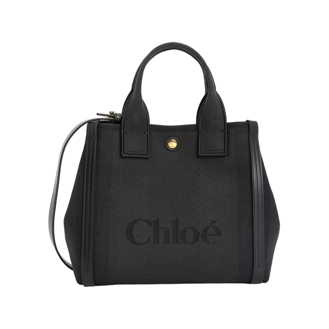 CHC25SS911O65001 Chloe Small Carry Tote Bag Black