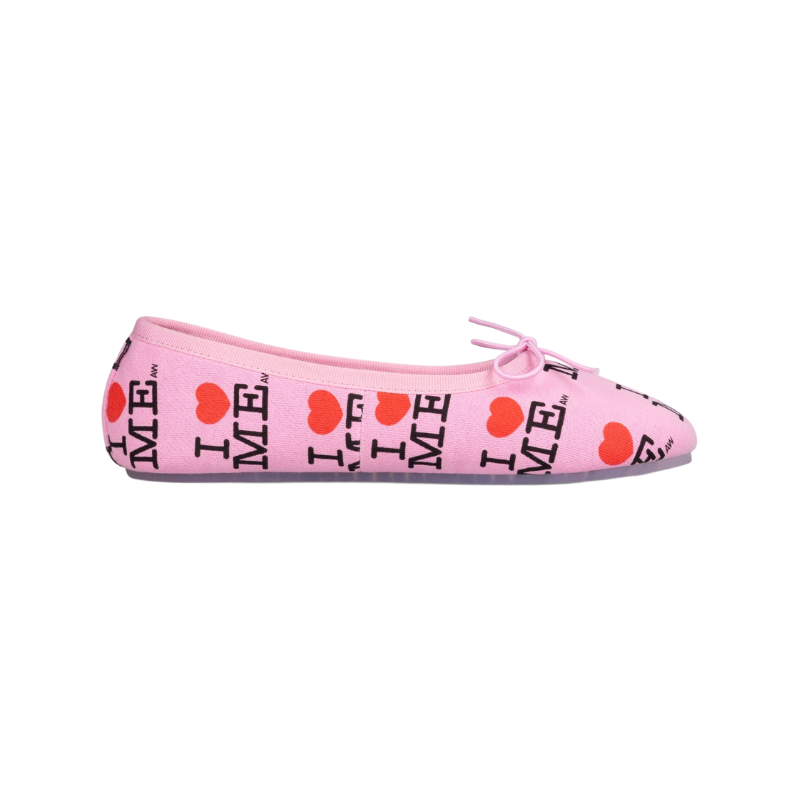 (W) 애슐리 윌리엄스 아이 하트 미 멜로디 플랫 핑크((W) Ashley Williams I Heart Me Melody Flats Pink)