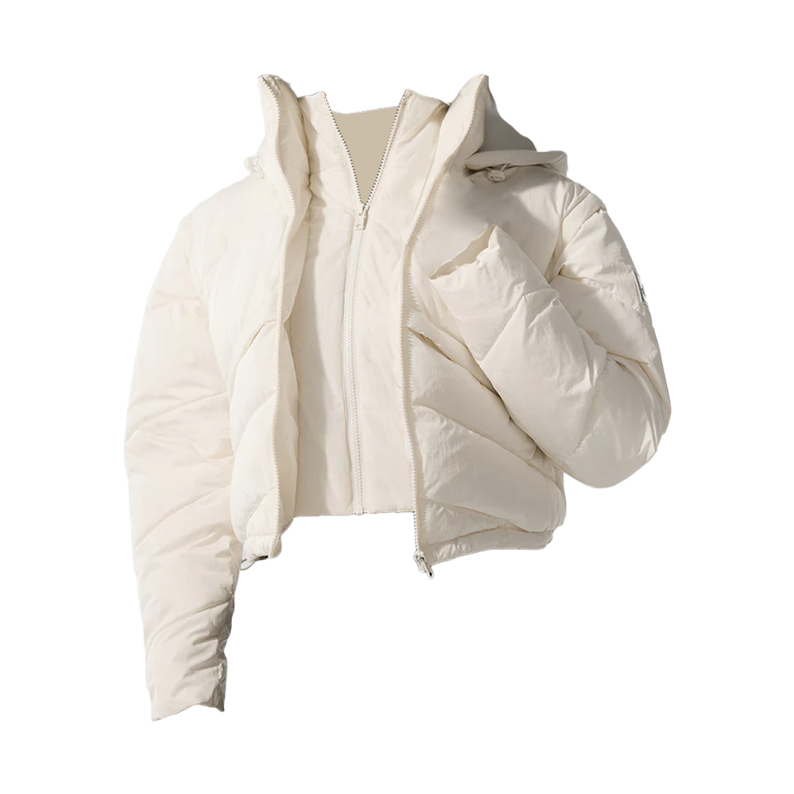 (W) 알로 요가 글레이셔 푸퍼 아이보리((W) Alo Yoga Glacier Puffer Ivory)