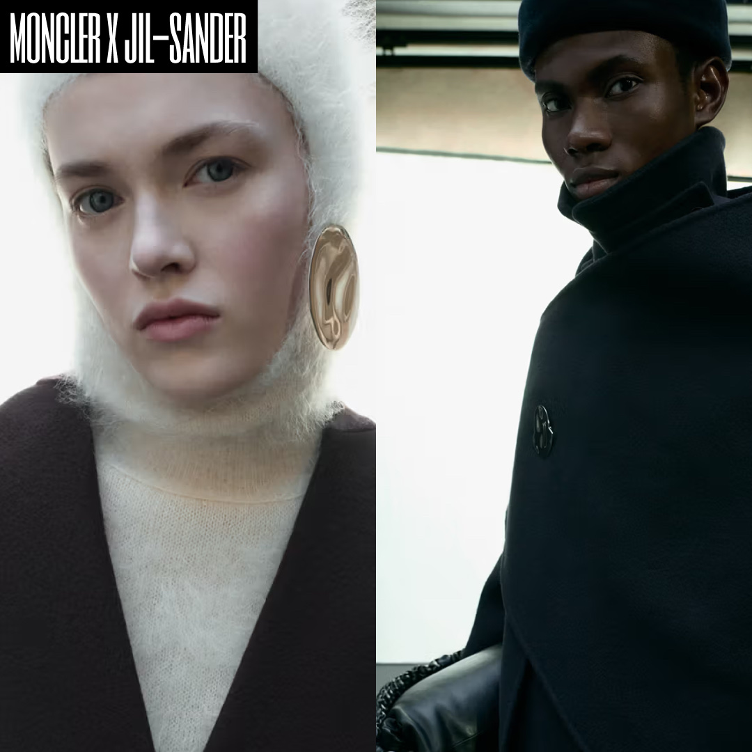 Moncler Maya Hooded Short Down Jacket Black - 25FW, Moncler Padded Wool Cardigan Black - 24FW 착용 스타일 - 3