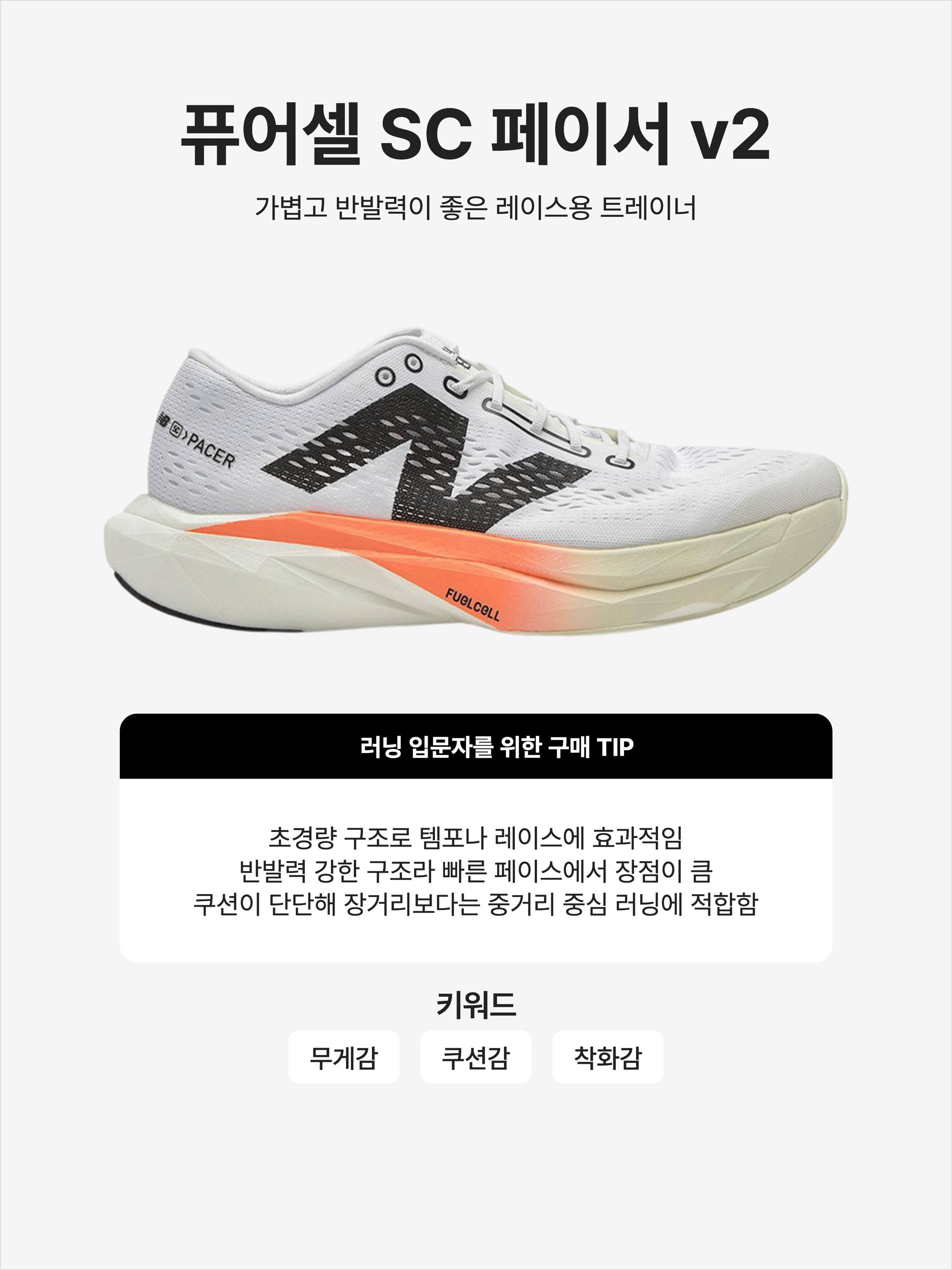 New Balance Fuelcell SC Pacer v2 White - 2E Wide, New Balance Fuelcell SC Pacer v2 Cyber Jade - 2E Wide 착용 스타일 - 1