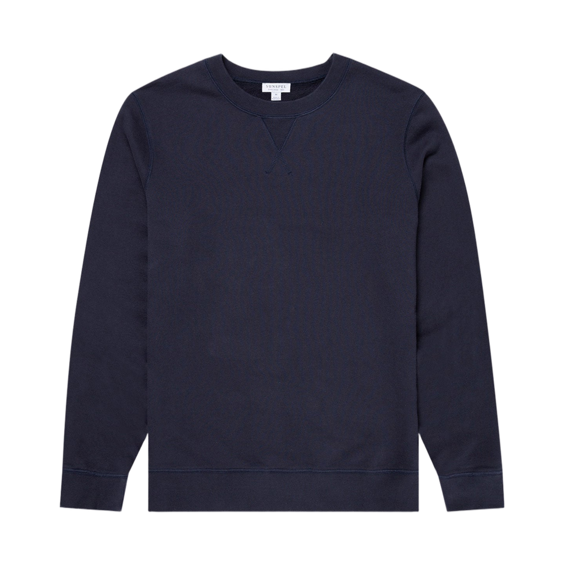 선스펠 루프백 스웨트셔츠 네이비(Sunspel Loopback Sweatshirt in Navy) - 1