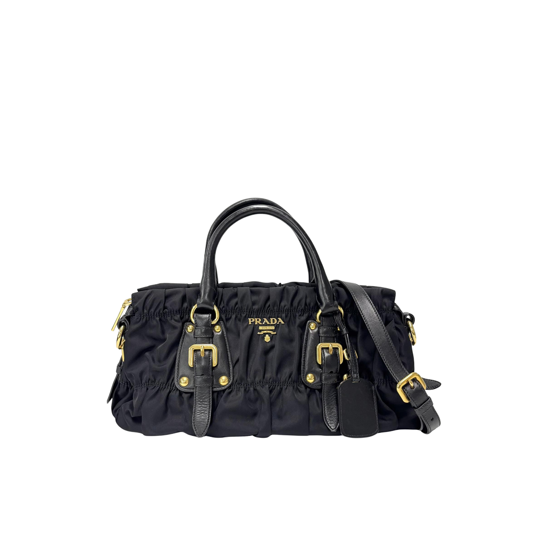 ITQEMMM2MCBG Prada Pocono Gaufre Tote Shoulder Bag