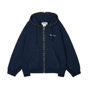 DISCOVERED Stud's Sweat Hoodie Black - 25FW