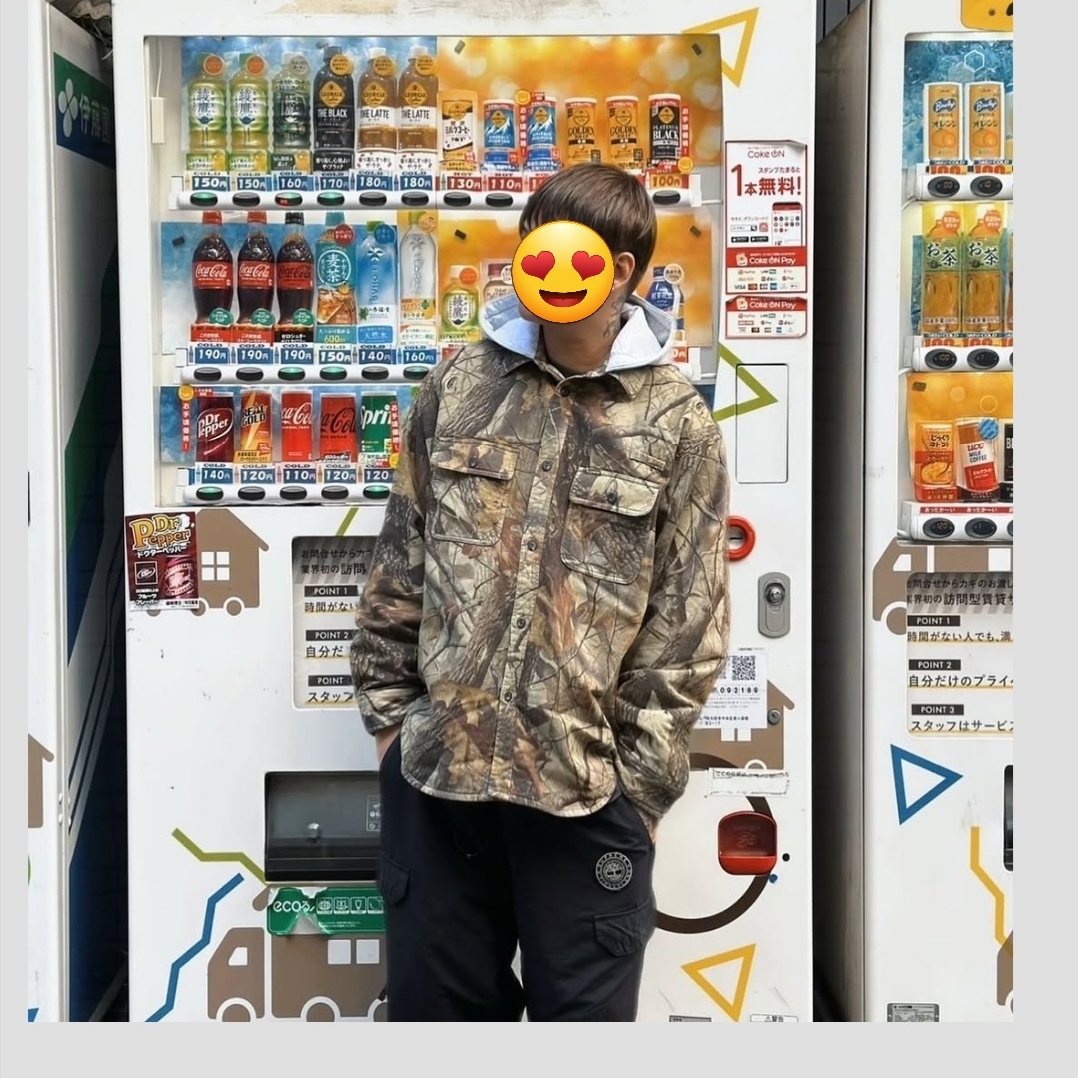 Supreme Quilted Lined Hooded Flannel Shirt Realtree Hardwoods Camo - 25SS 착용 스타일 - 2