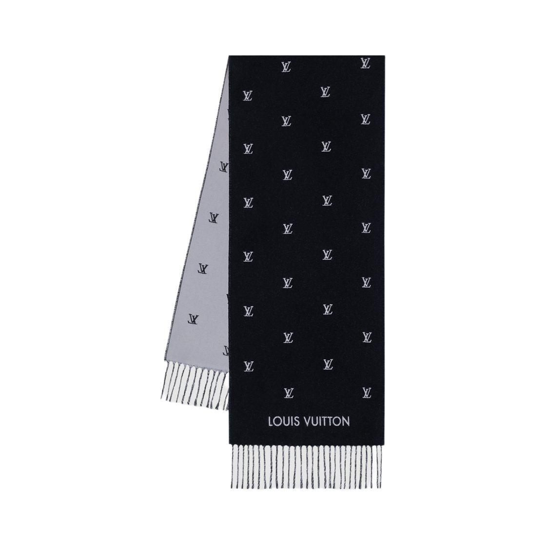 루이비통 LV 블라종 머플러 블랙(Louis Vuitton LV Blason Muffler Black) - 1