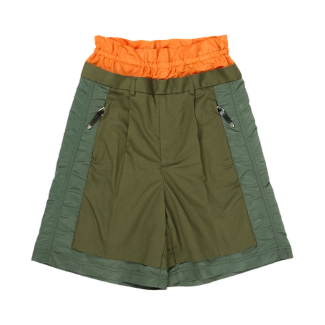 포터 x 토가 나일론 숏팬츠 카키(Porter x Toga Nylon Short Pants Khaki)