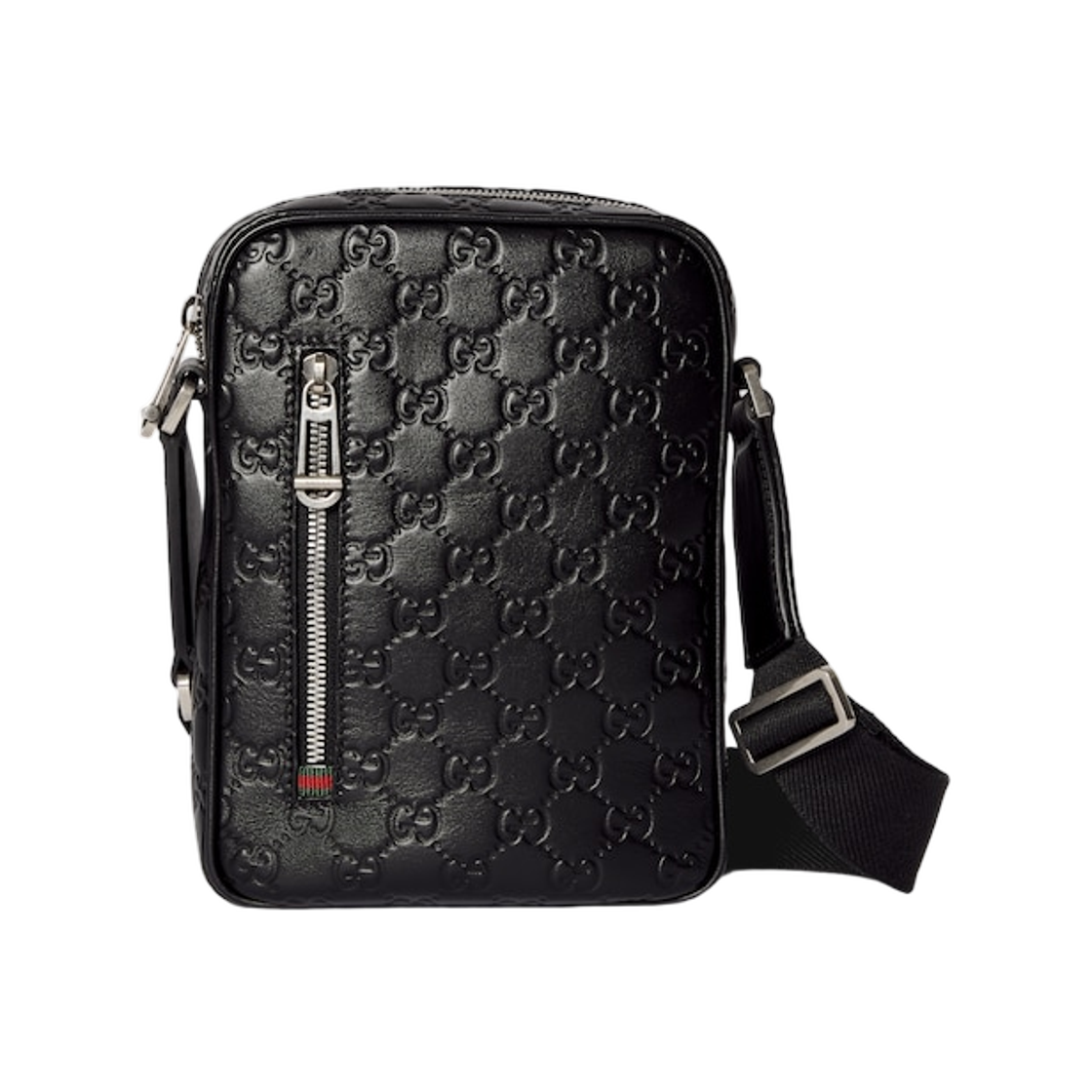 850238-AAFOM-1053 Gucci GG Emblem Small Crossbody Bag Black