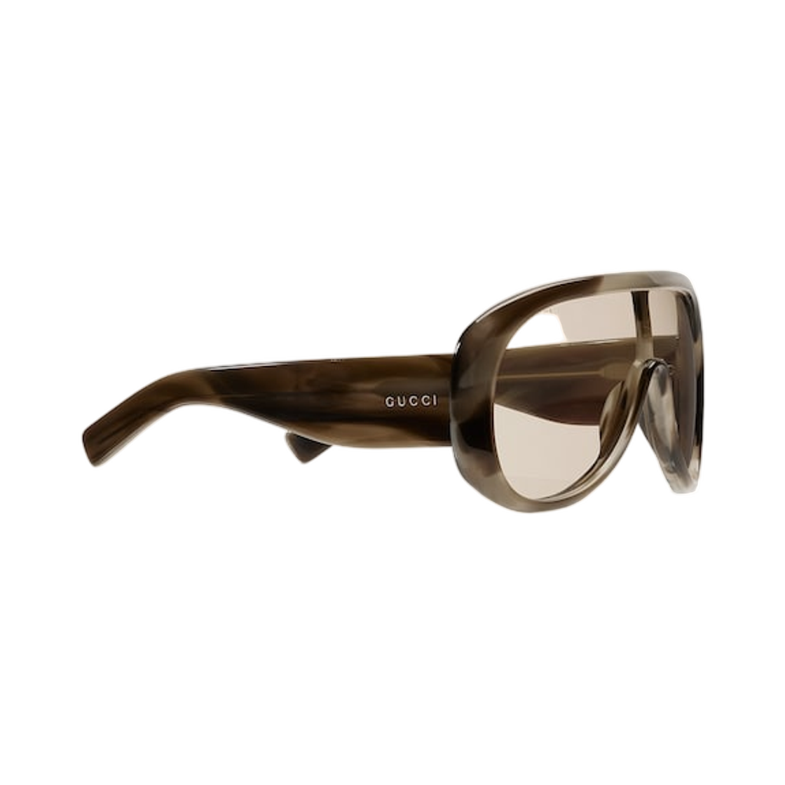 (W) 구찌 렉탱귤러 프레임 선글라스 라이트 브라운 톨토이즈쉘((W) Gucci Rectangular Frame Sunglasses Light Brown Tortoiseshell) - 2