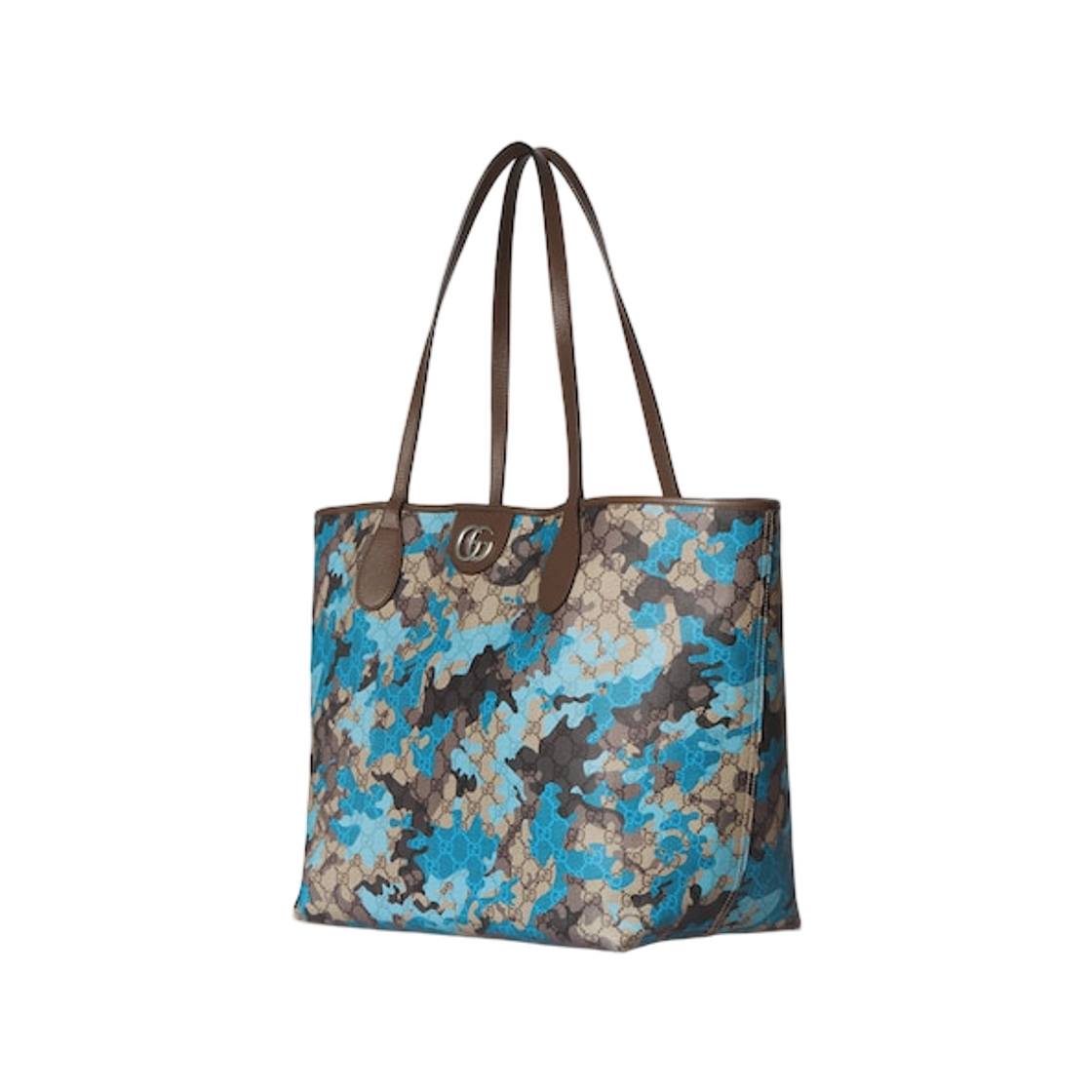 구찌 라지 GG 토트백 블루(Gucci Large GG Tote Bag Blue) - 2