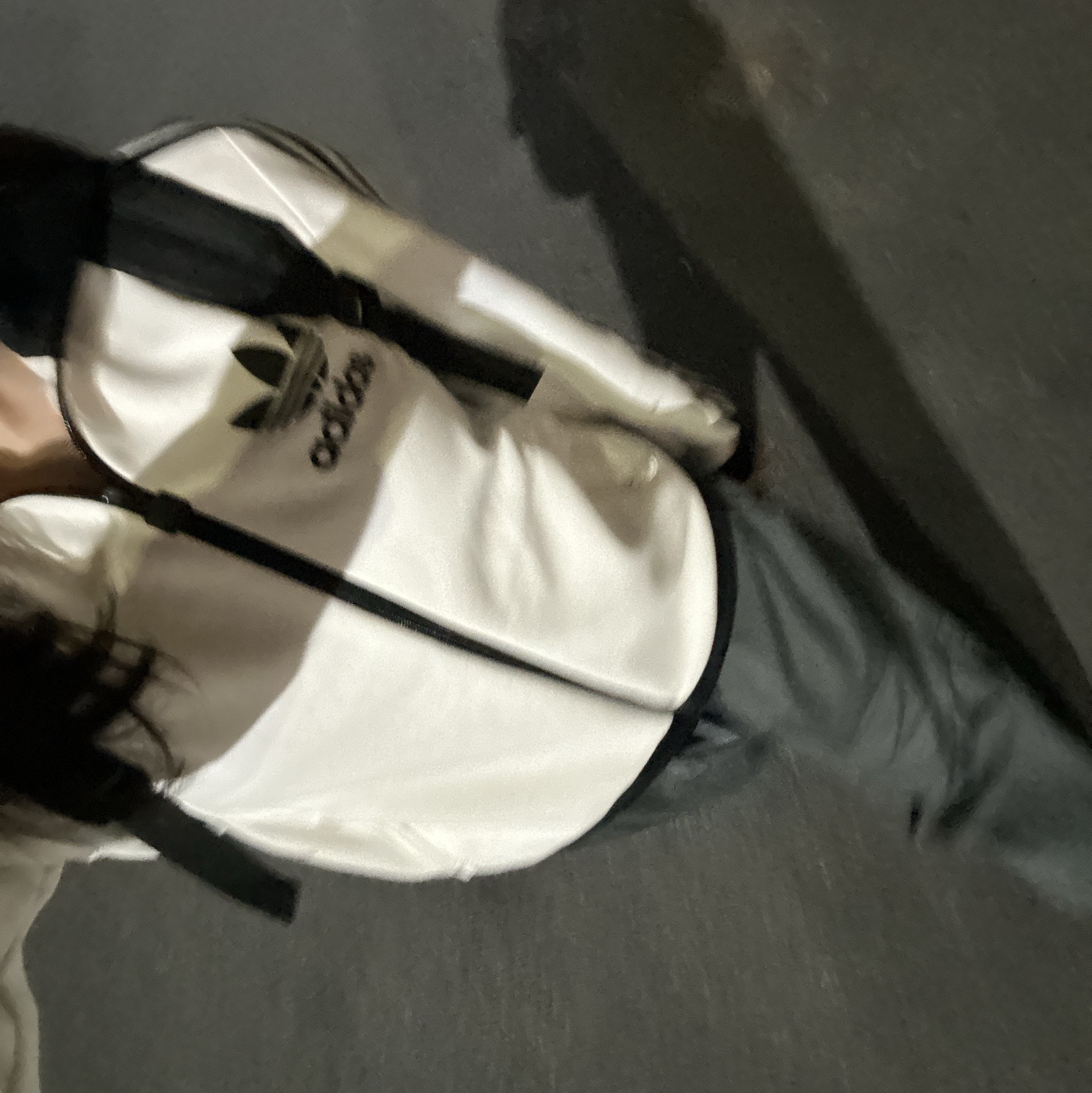 (W) Adidas Beckenbauer Track Top White - KR Sizing 착용 스타일