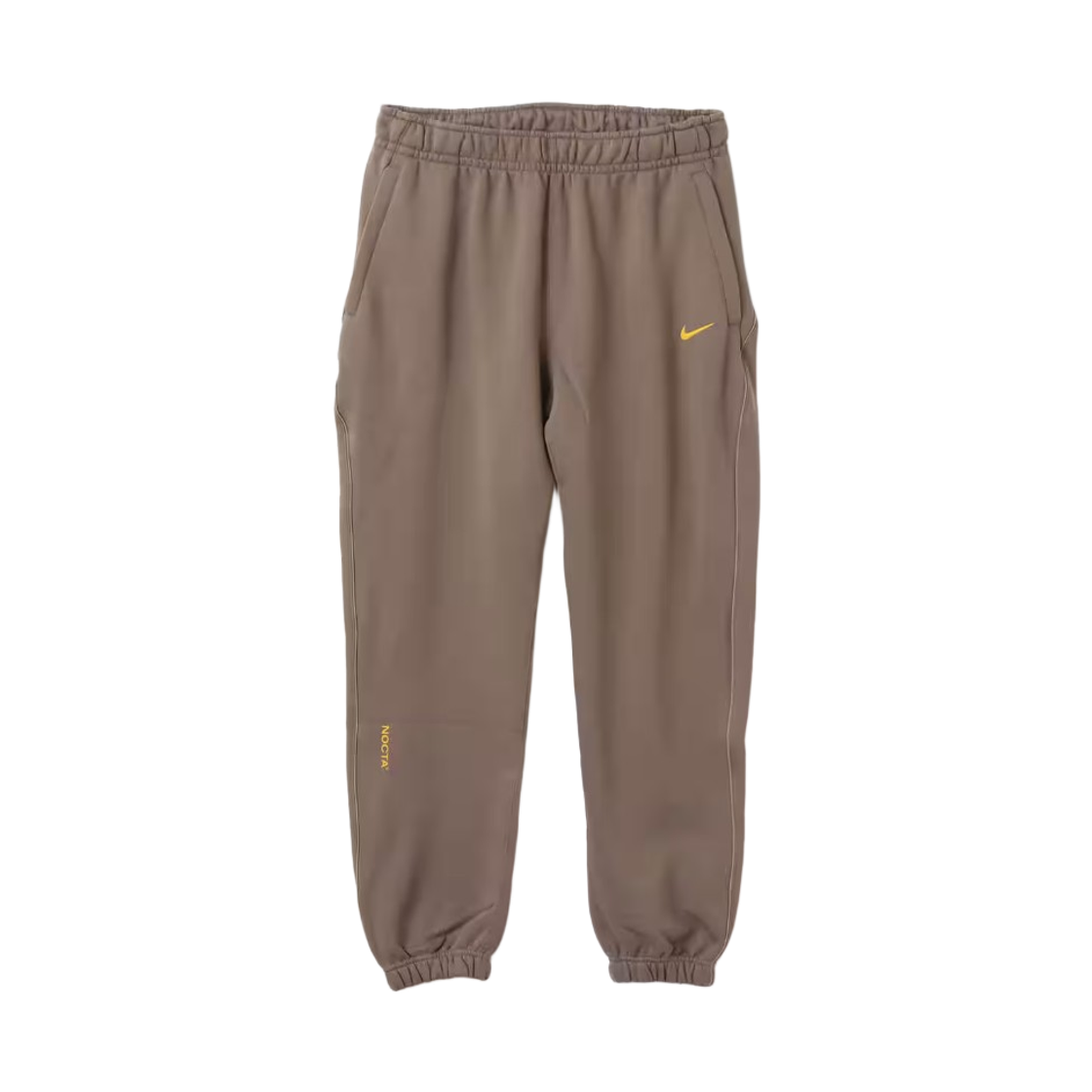 HM5764-040 Nike x Drake Nocta Fleece CS Sweatpants Olive Grey Yellow Ochre - US/EU