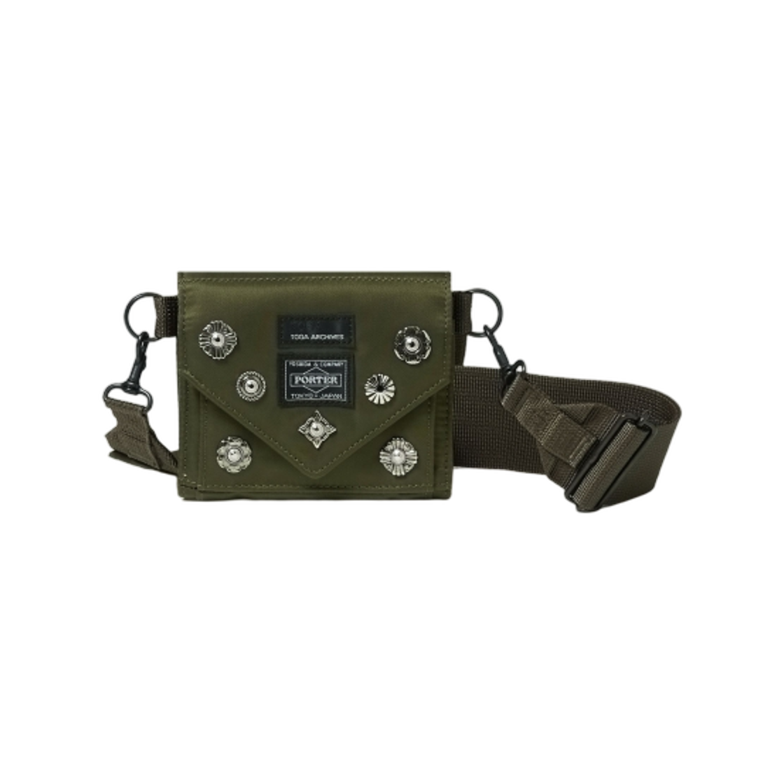 386-19854 Porter x Toga Shoulder Wallet Khaki