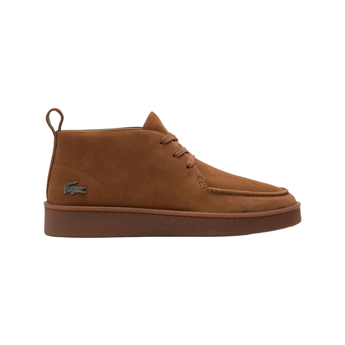 라코스테 베이스샷 츄카 스웨이드 스니커즈 브라운 검(Lacoste Baseshot Chukka Suede Sneakers Brown Gum)