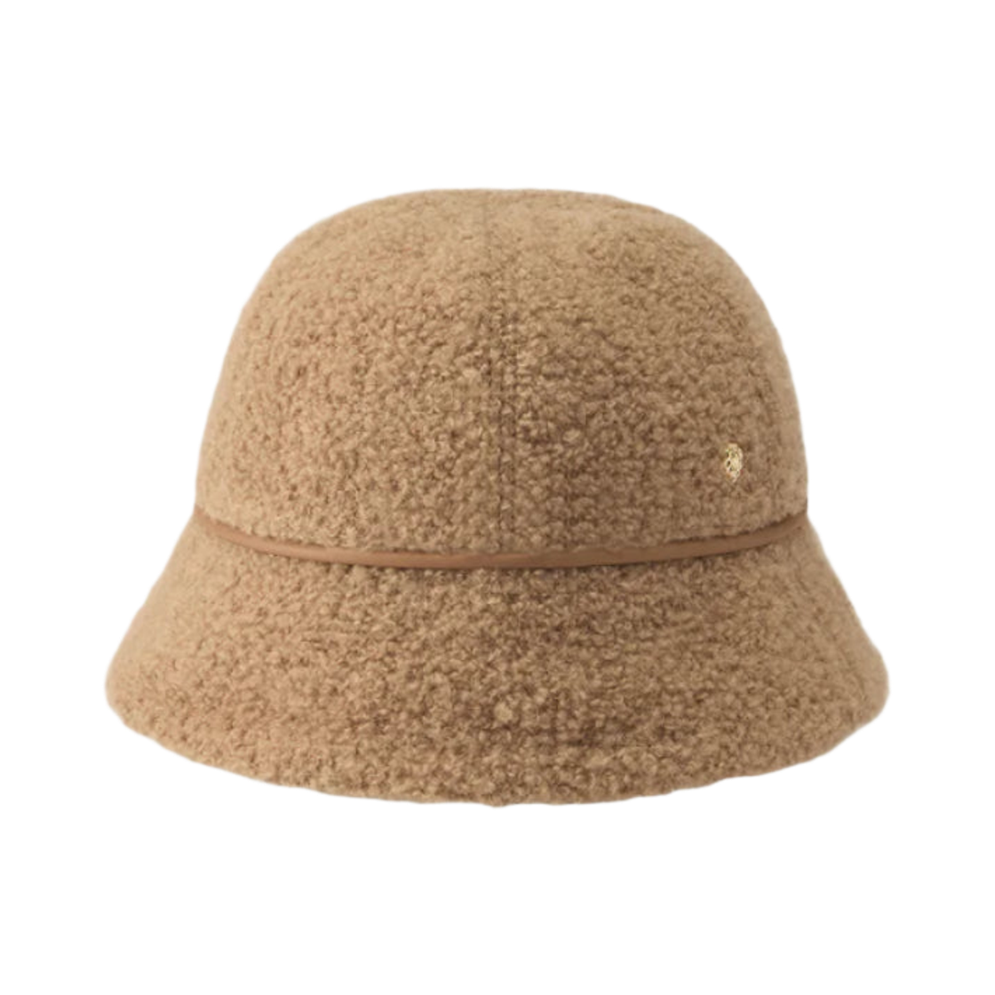 HAT52115 (W) Helen Kaminski Thea Wool Blend Cloche Camel