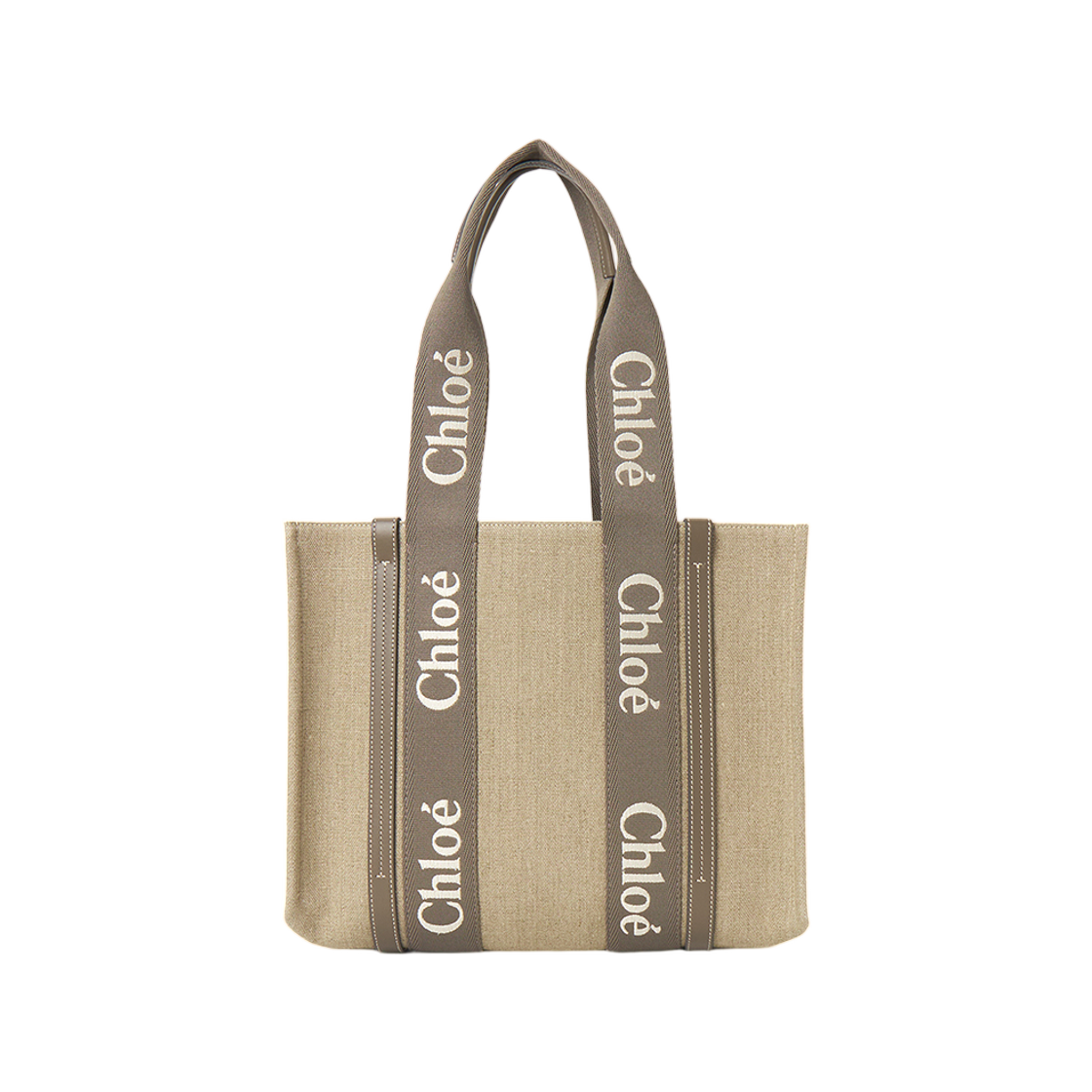 CHC23AS383L17036 Chloe Woody Tote Bag Gray
