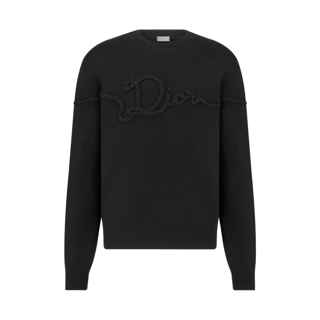 613M627A2027-C989 Dior Ribbon Sweater Black
