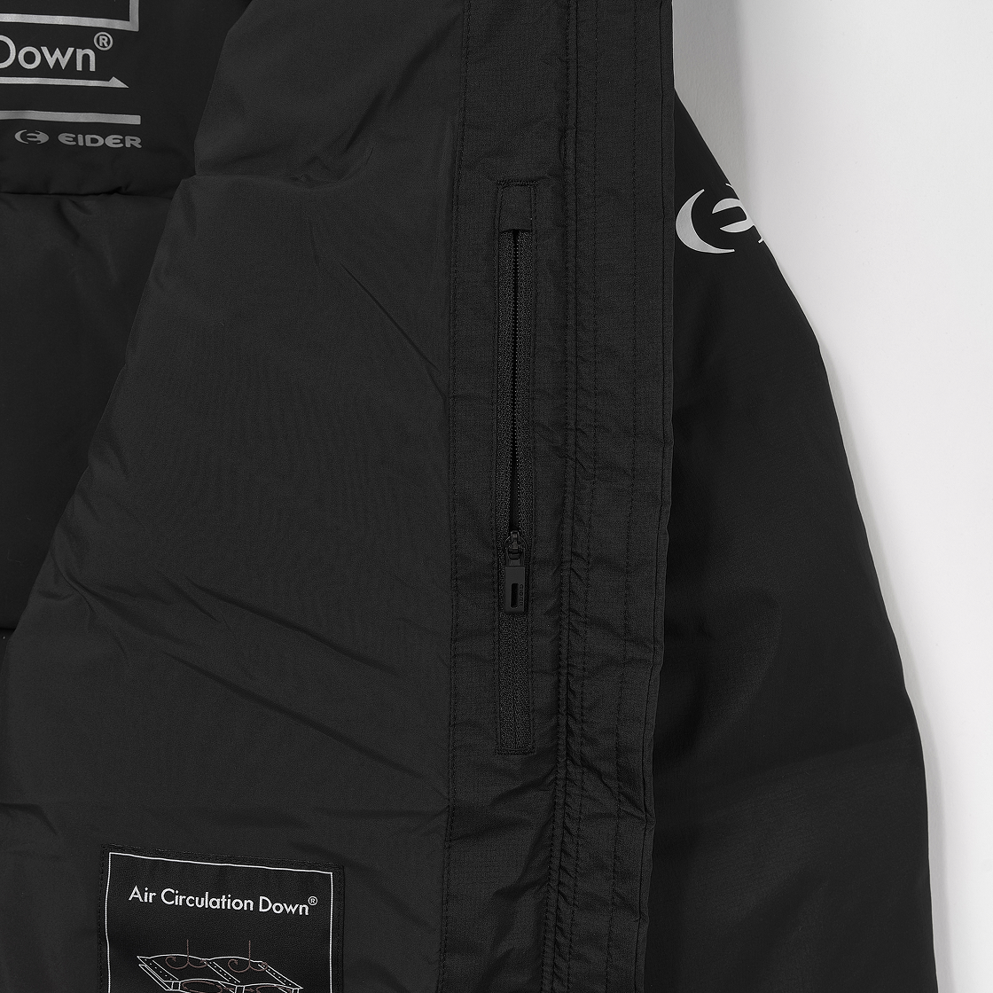 아이더 써큘라트 푸퍼 다운 자켓 블랙(Eider Circulart Puffer Down Jacket Black) - 8