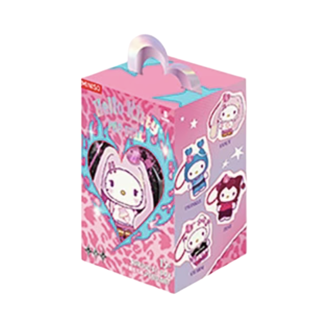 미니소 x 헬로 키티 팝 스타 시리즈 비닐 플러시 키체인 미개봉 랜덤박스 (1개입)(Miniso x Hello Kitty Pop Star Series Vinyl Plush Keychain (1 Blind Box))