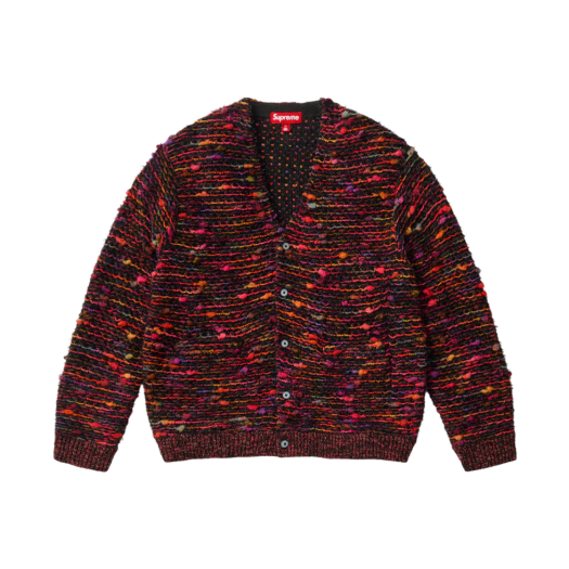슈프림 텍스쳐드 가디건 블랙 - 25FW | Supreme | KREAM