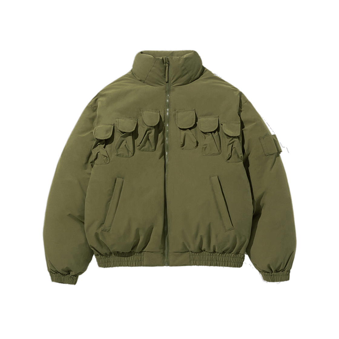 E251124-05 True Religion Bullet Pocket Jumper Khaki