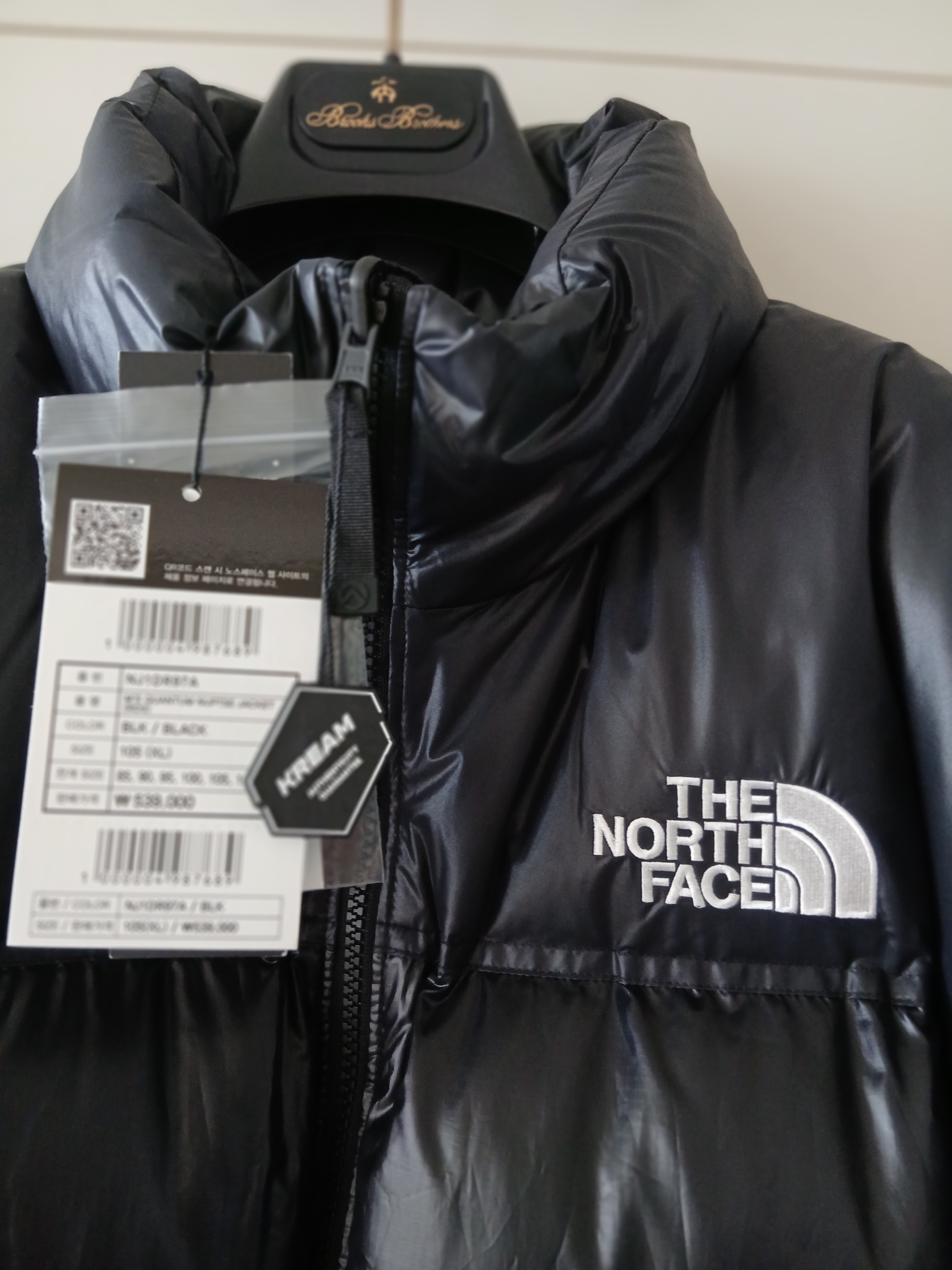 The North Face Quantum Nuptse RDS Jacket Black 착용 스타일 - 4