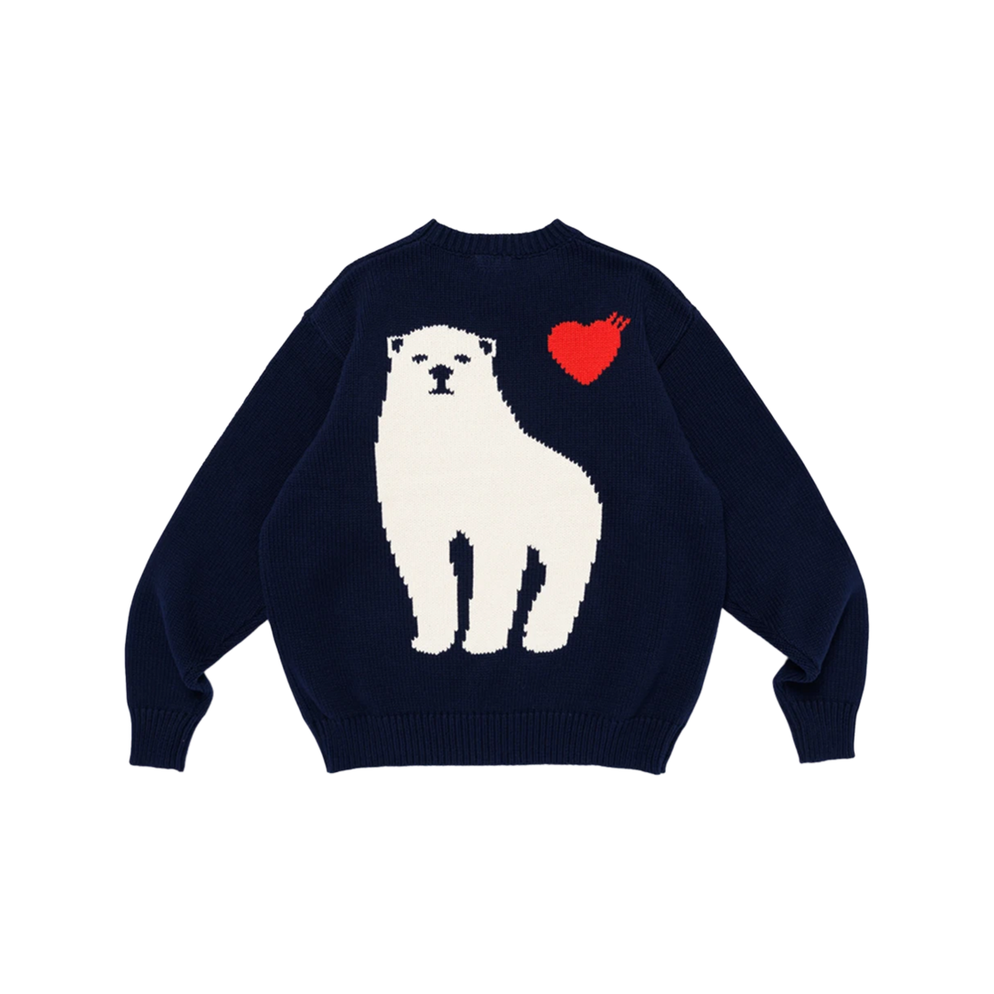 E251124-04 Human Made Low Gauge Knit Sweater Navy