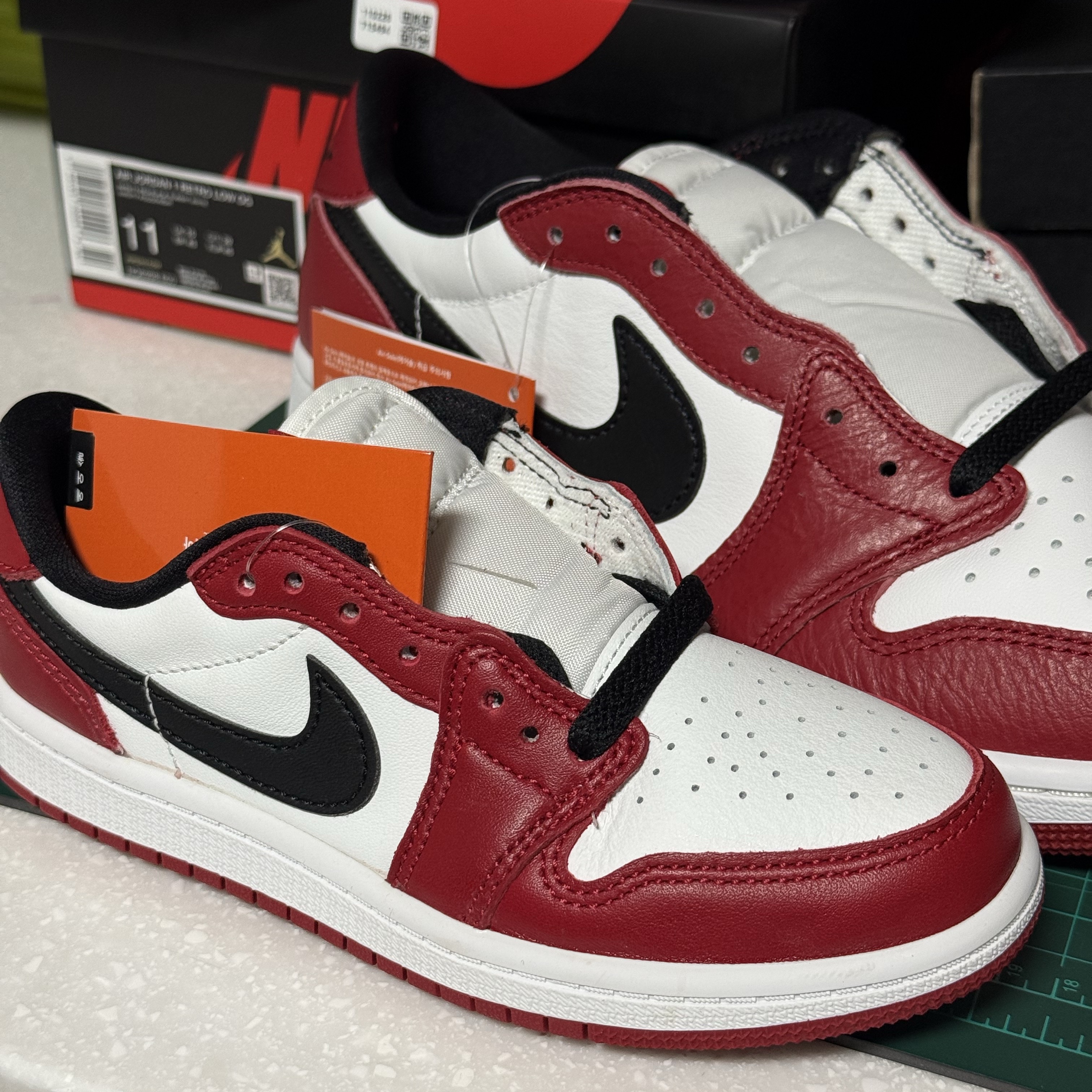 (PS) Jordan 1 Retro Low OG Chicago, Jordan 1 Retro Low OG Chicago 착용 스타일