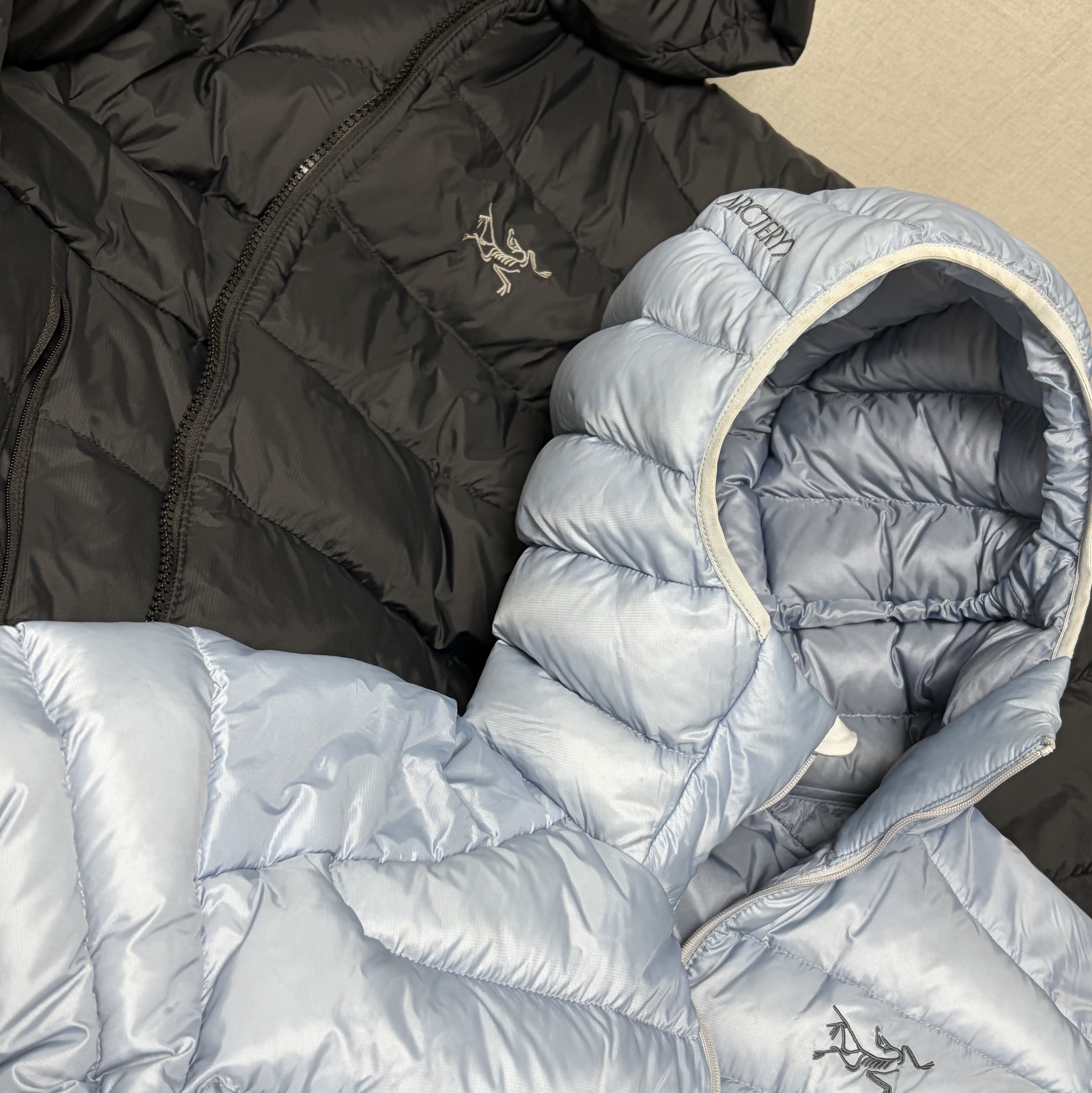 Arc'teryx Cerium Hoody Lucent, Arc'teryx Thorium Hoody Black 착용 스타일