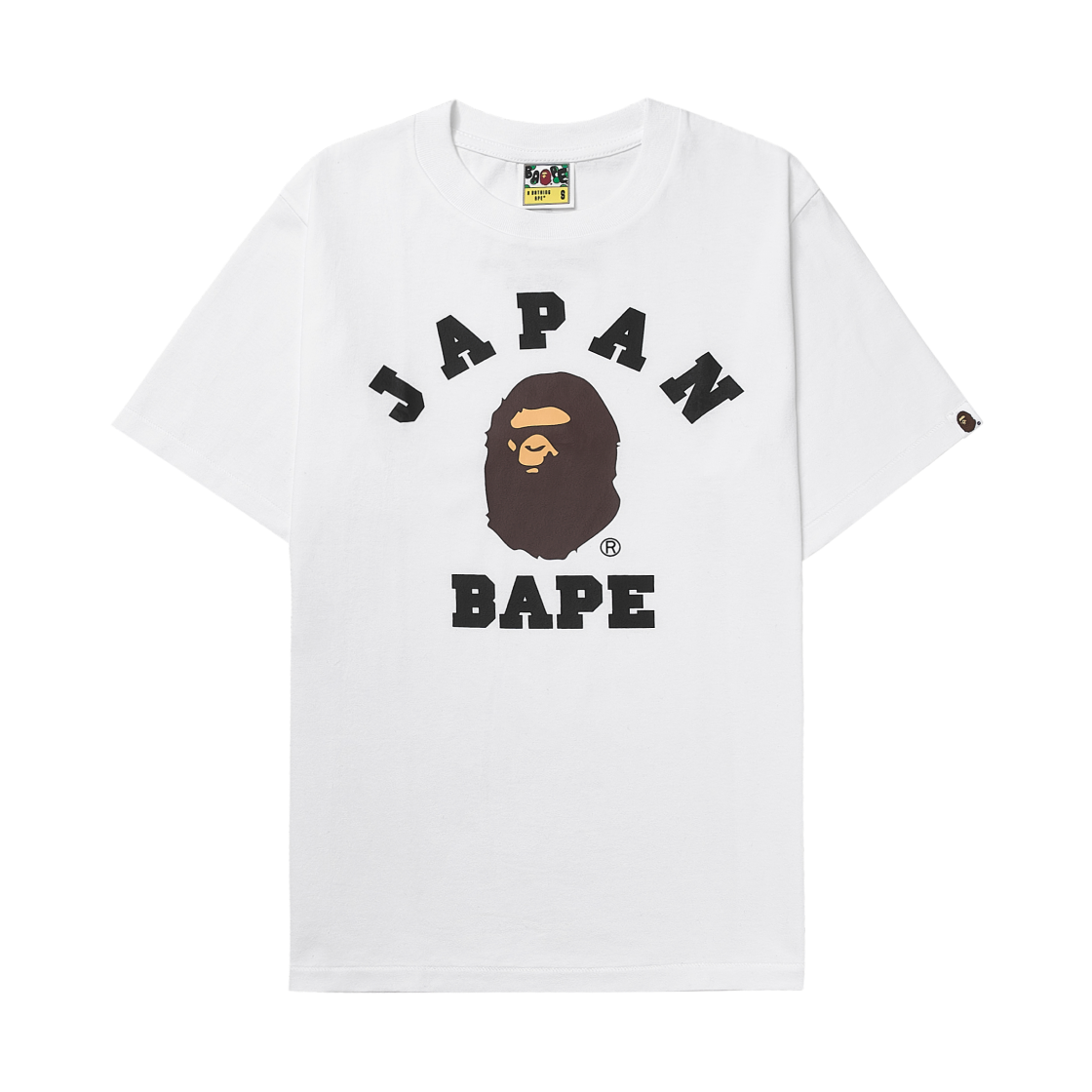베이프 재팬 컬리지 시티 티셔츠 화이트(BAPE Japan College City T-Shirt White)