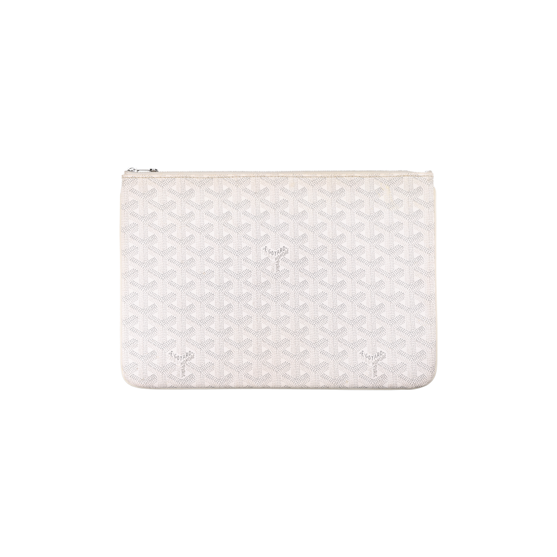 IT7ROKFNEAVW Goyard Sena Clutch Canvas White