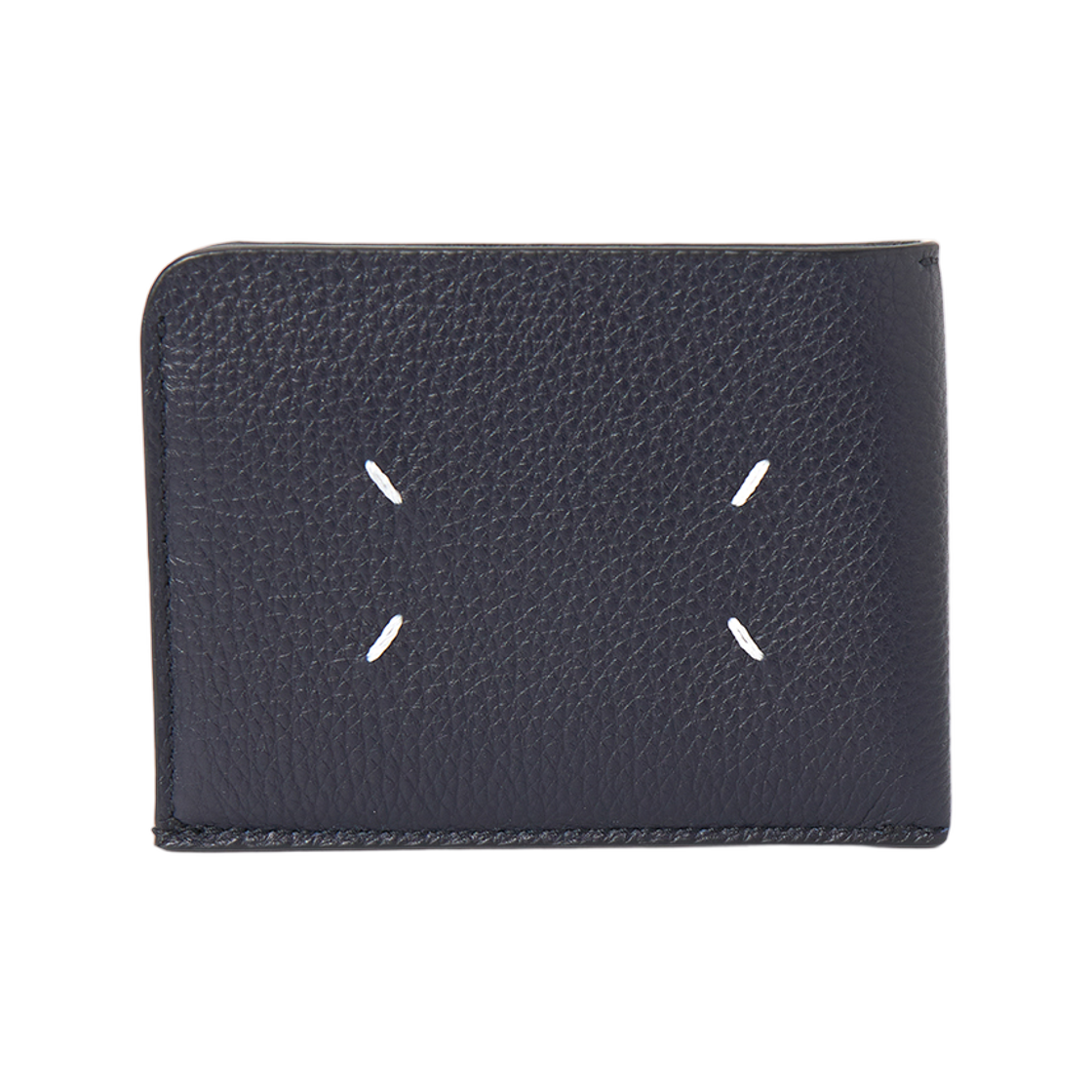 SA2UI0010P7268HB159 Maison Margiela Four Stitches Card Holder Wallet Black