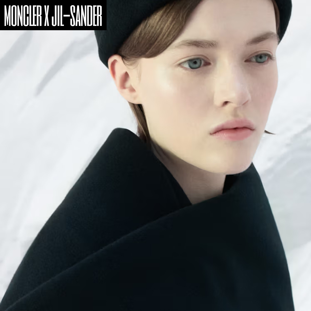 Moncler Maya Hooded Short Down Jacket Black - 25FW, Moncler Padded Wool Cardigan Black - 24FW 착용 스타일 - 2