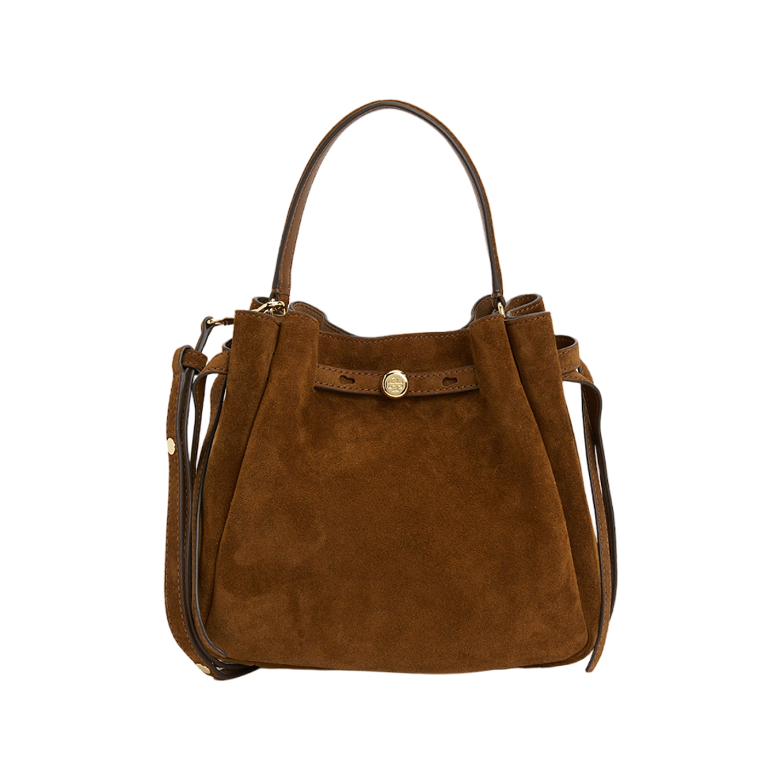 174221-200 Tory Burch Romy Bucket Bag Brown