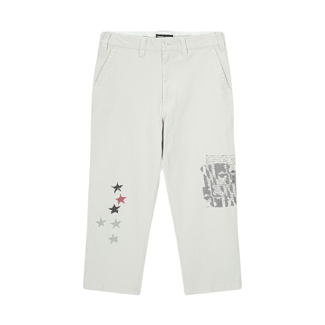 IG25FBT021ER INSANE GARAGE Insane Graphic Woven Pants_Ecru