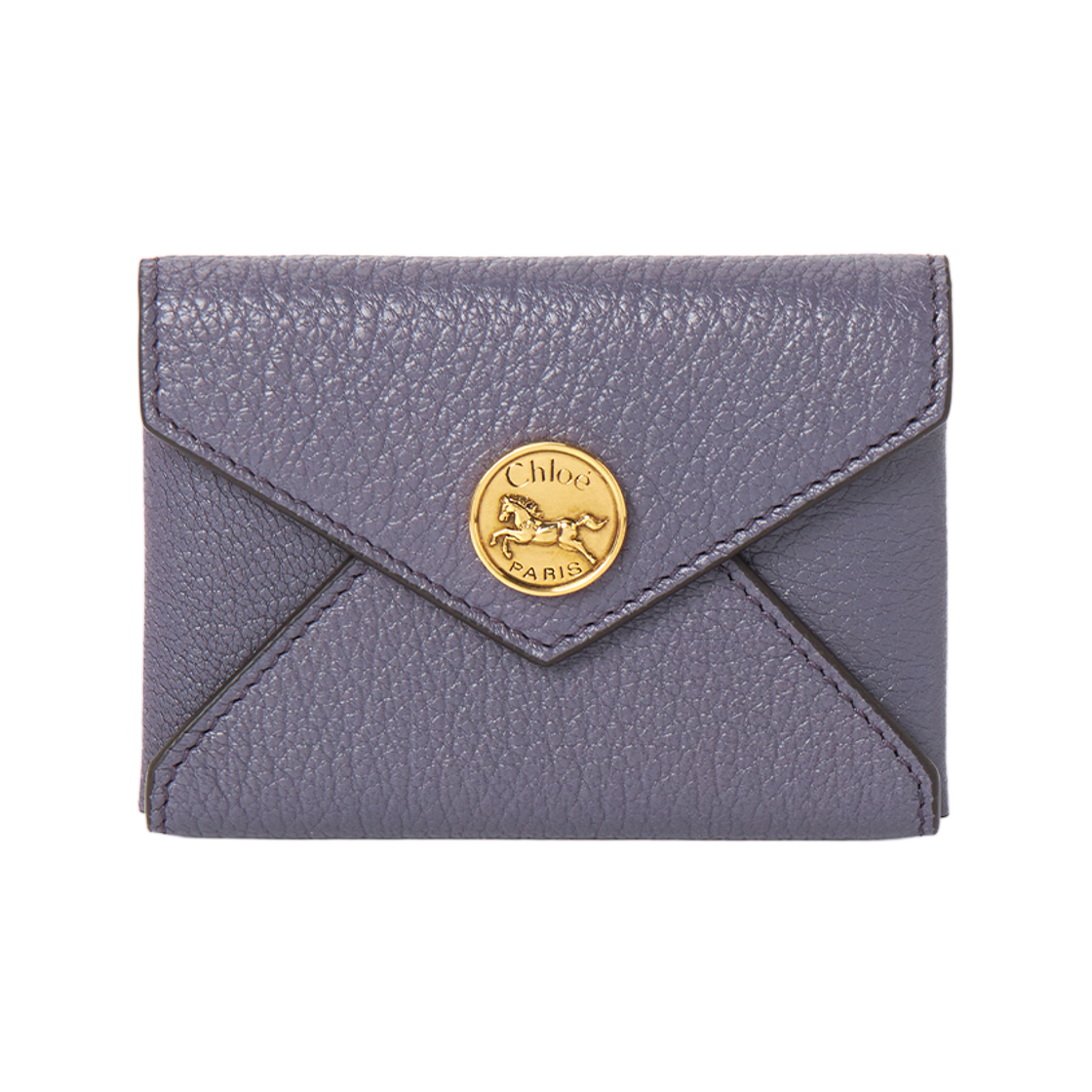 CH25SP537O93575 (W) Chloe Card Holder Wallet Purple