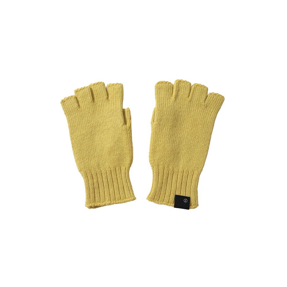 [AW23] 모이프 핑거리스 글러브 / 콘 옐로우([AW23] moif Fingerless Gloves / Corn Yellow)