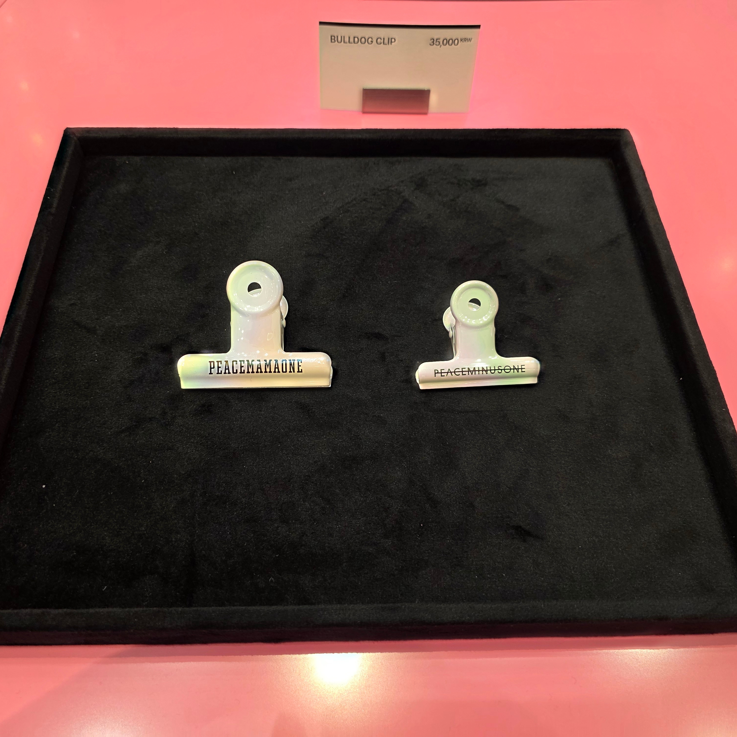 Peaceminusone x 2025 MAMA Awards Peacemamaone Figure Sky Blue, Peaceminusone x 2025 MAMA Awards Peacemamaone Figure Light Pink 착용 스타일 - 5