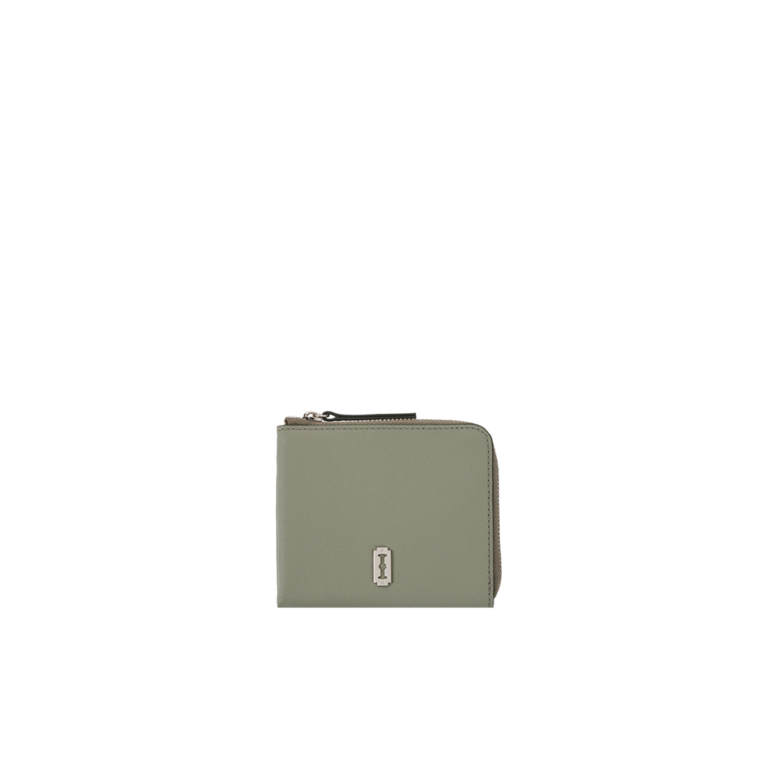 분크 퍼펙 슬림 지퍼 반지갑 말차그린(vunque Perfec Slim Zipper Half Wallet Matcha Green)