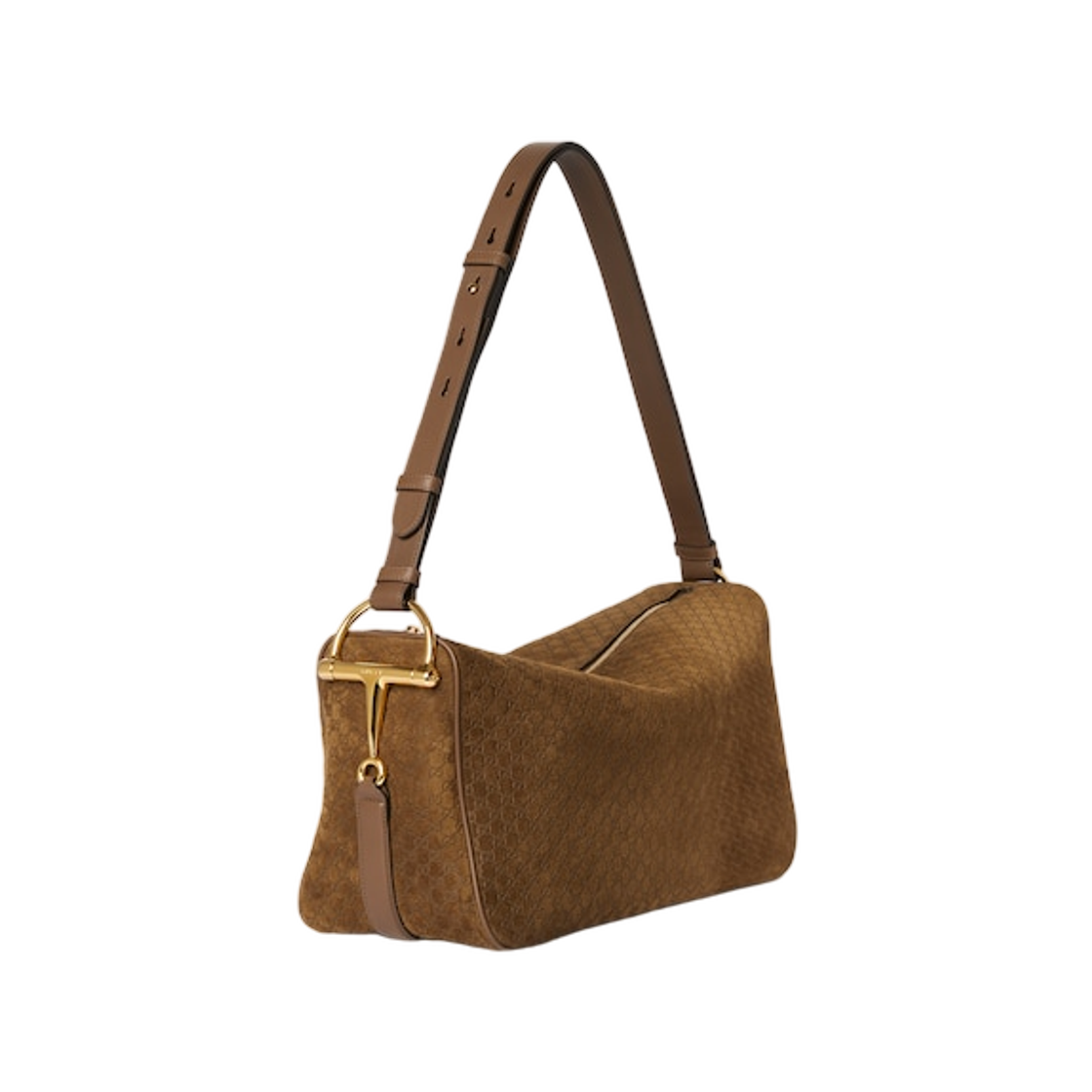 구찌 하프 홀스빗 라지 숄더백 브라운(Gucci Half Horsebit Large Shoulder Bag Brown) - 2
