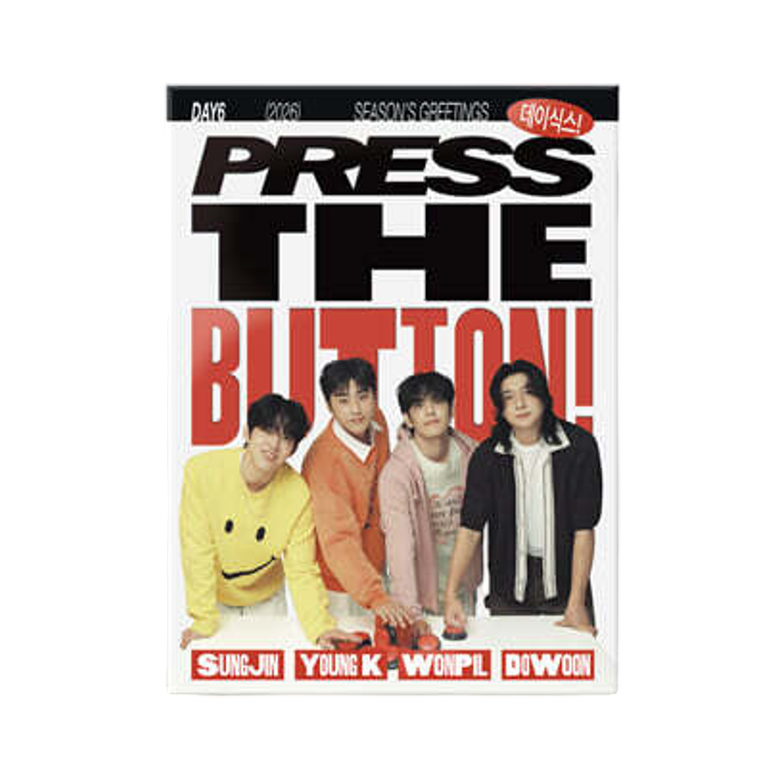 데이식스 2026 시즌그리팅 프레스 더 버튼(DAY6 2026 Season's Greetings Press The Button)