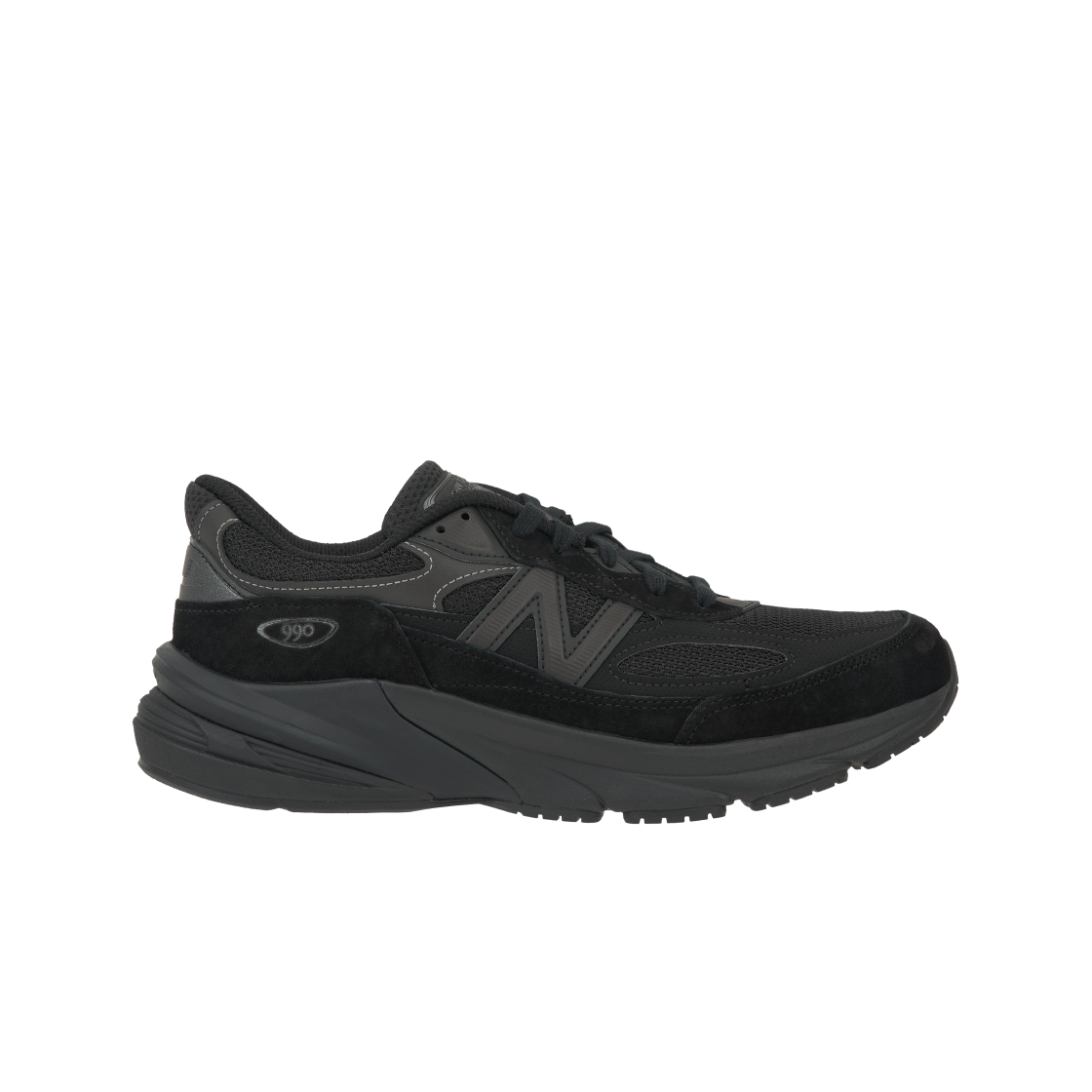 뉴발란스 990v6 메이드 인 USA 트리플 블랙 - 2E 와이드(New Balance 990v6 Made in USA Triple Black - 2E Wide)