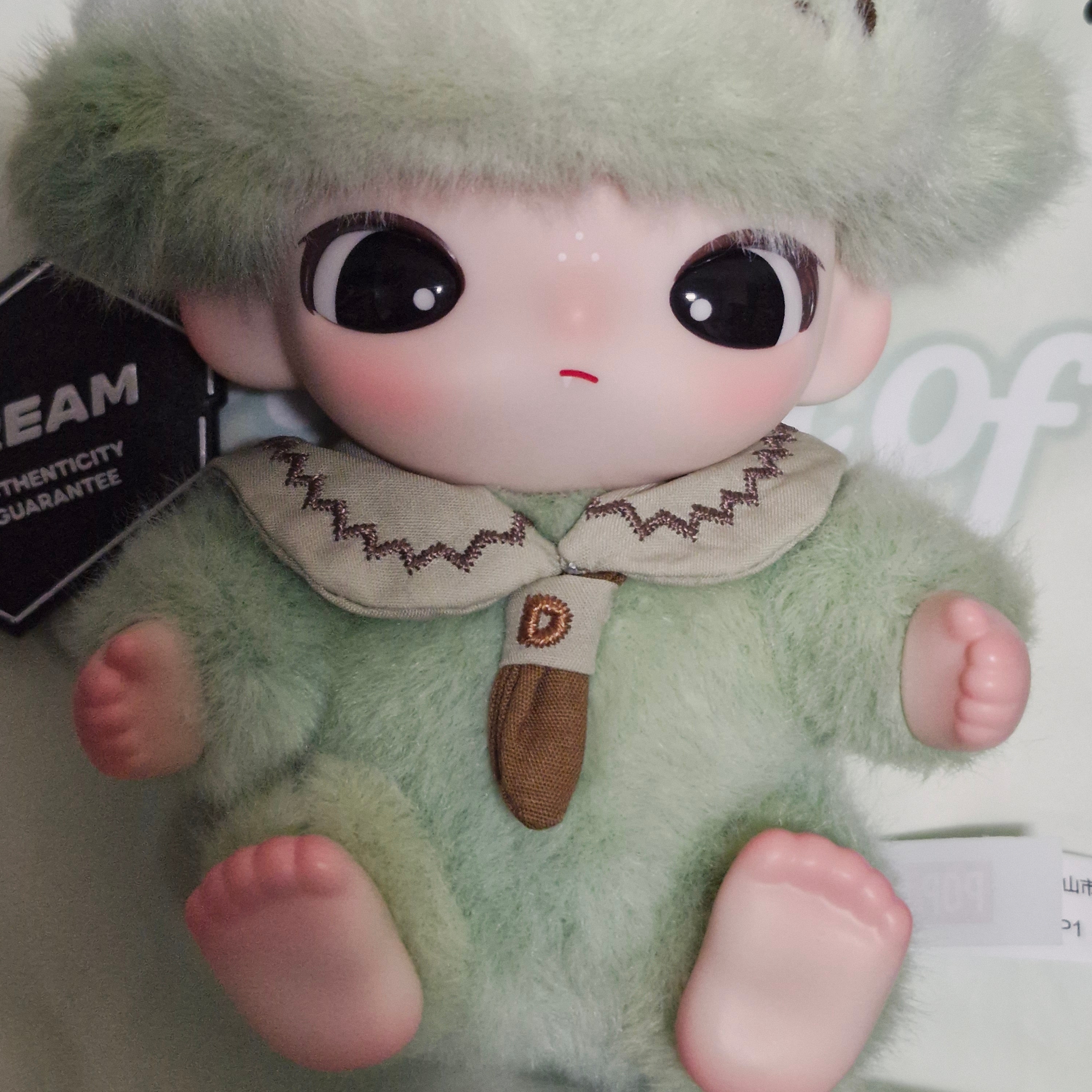 Pop Mart Dimoo Journal Of New Life Series Vinyl Plush Pendant Strangeness (Opened Case) 착용 스타일 - 1
