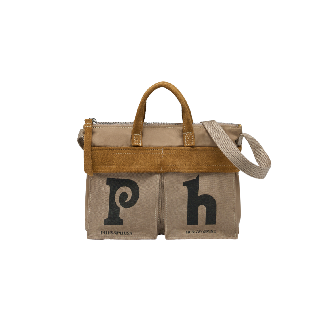 홍우성 피에이치 미니 헬멧백 샌드(Hongwoosung Ph Mini Helmet Bag Sand)