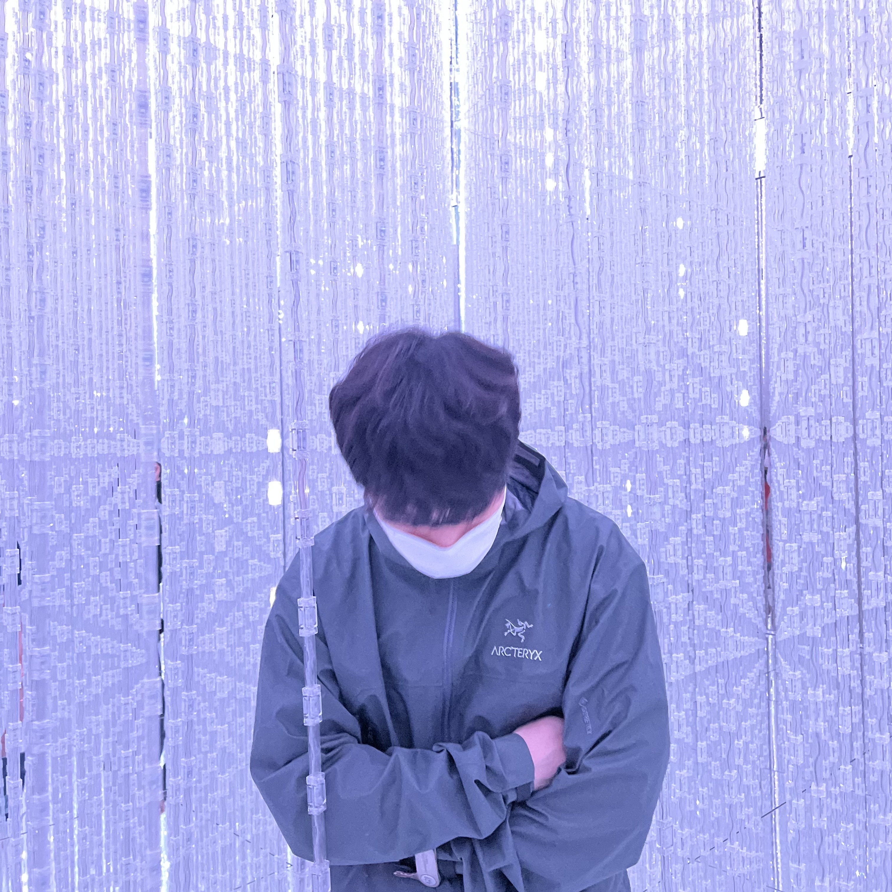 Arc'teryx Beta Jacket Cloud, Ader Error x Eastpak Padded Backpack Black 착용 스타일 - 1