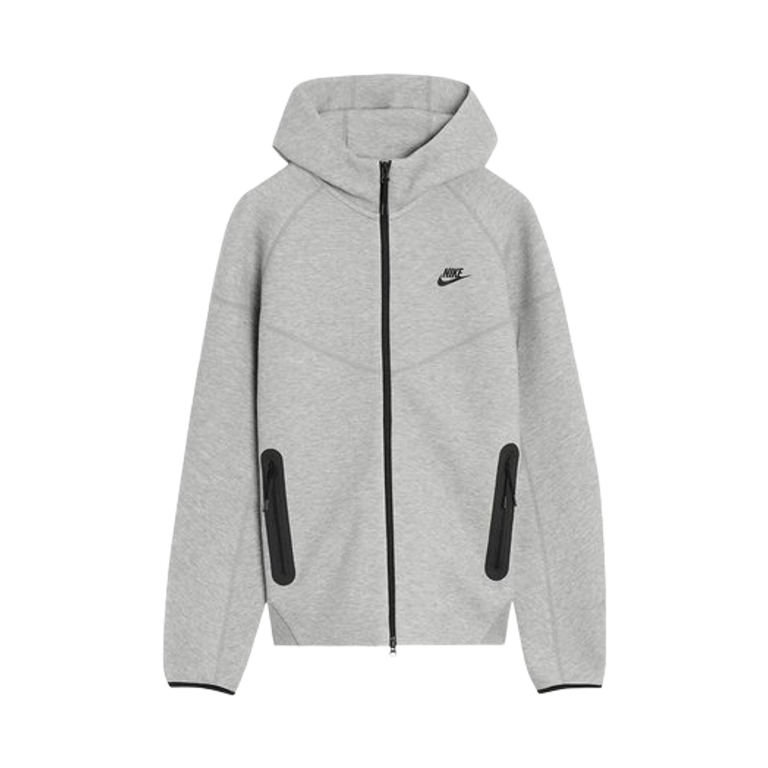 FB7921-063 Nike NSW Tech Fleece Windrunner Full Zip Hoodie Dark Grey Heather - US/EU