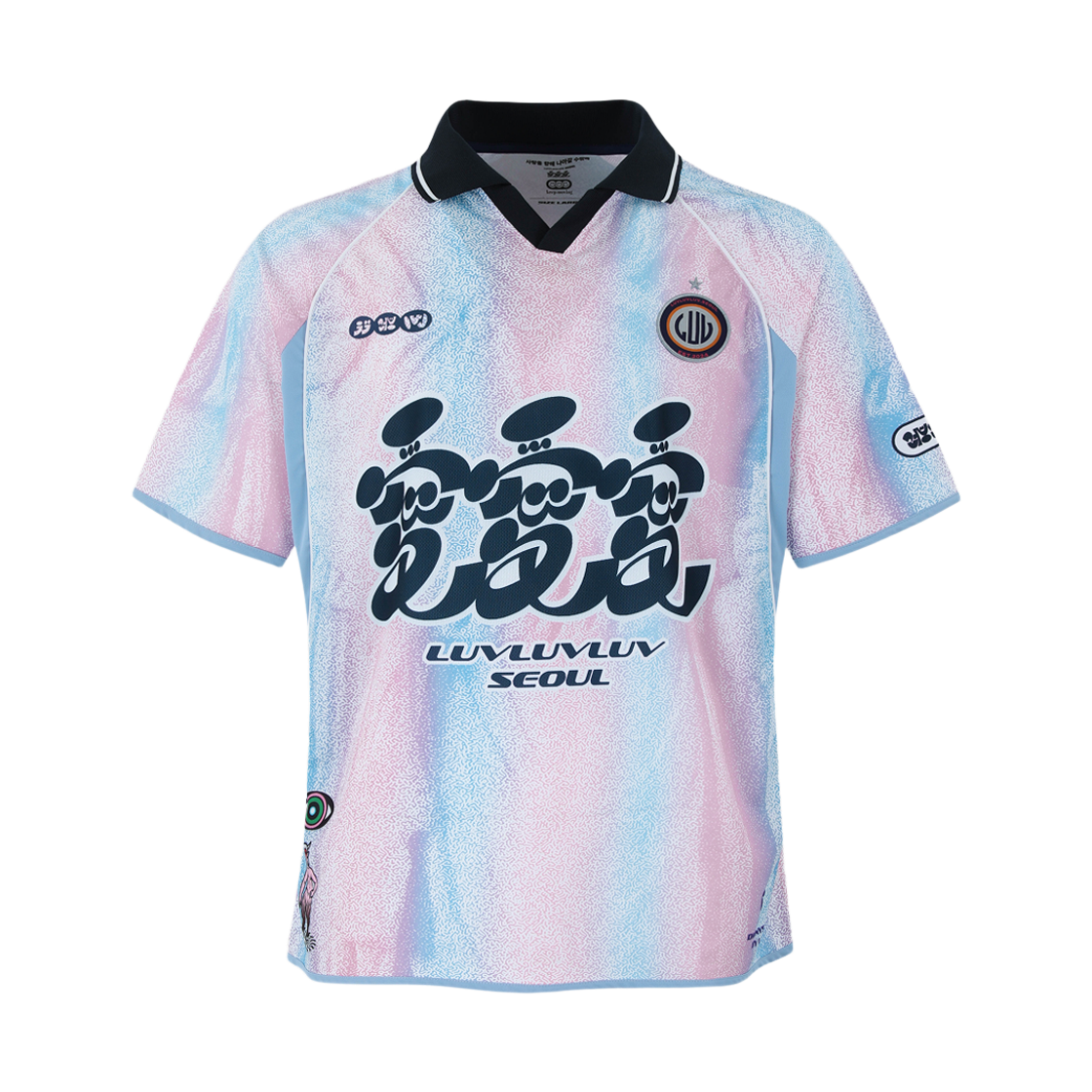러브러브러브 KM 사커 저지 디오니소스 핑크 2025 한정판(LUVLUVLUV KM Soccer Jersey Dionysus Pink 2025 Limited)