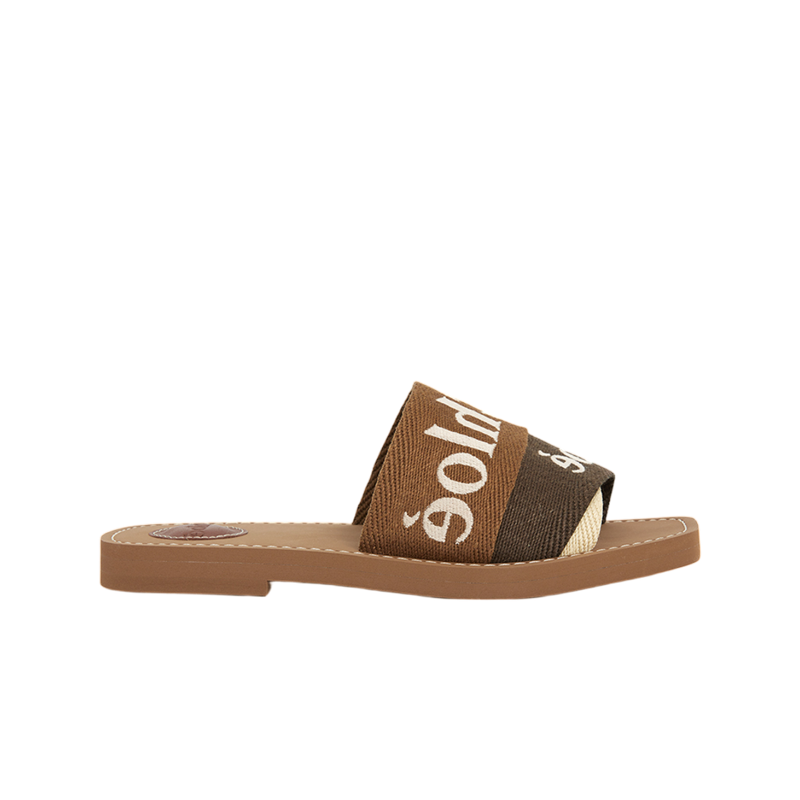 (W) 끌로에 우디 슬리퍼 카키((W) Chloe Woody Slippers Khaki)
